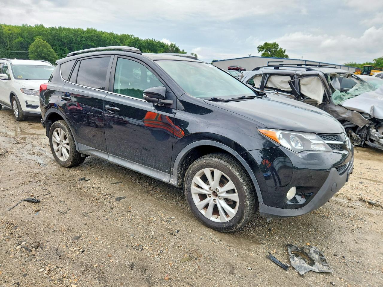 2013 Toyota Rav4 Limited Black vin: 2T3DFREV1DW001099