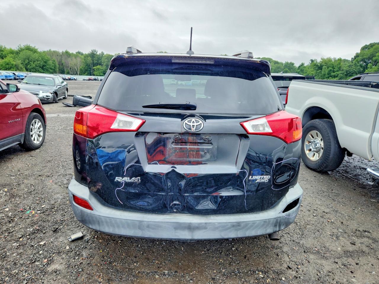 2013 Toyota Rav4 Limited Черный vin: 2T3DFREV1DW025077