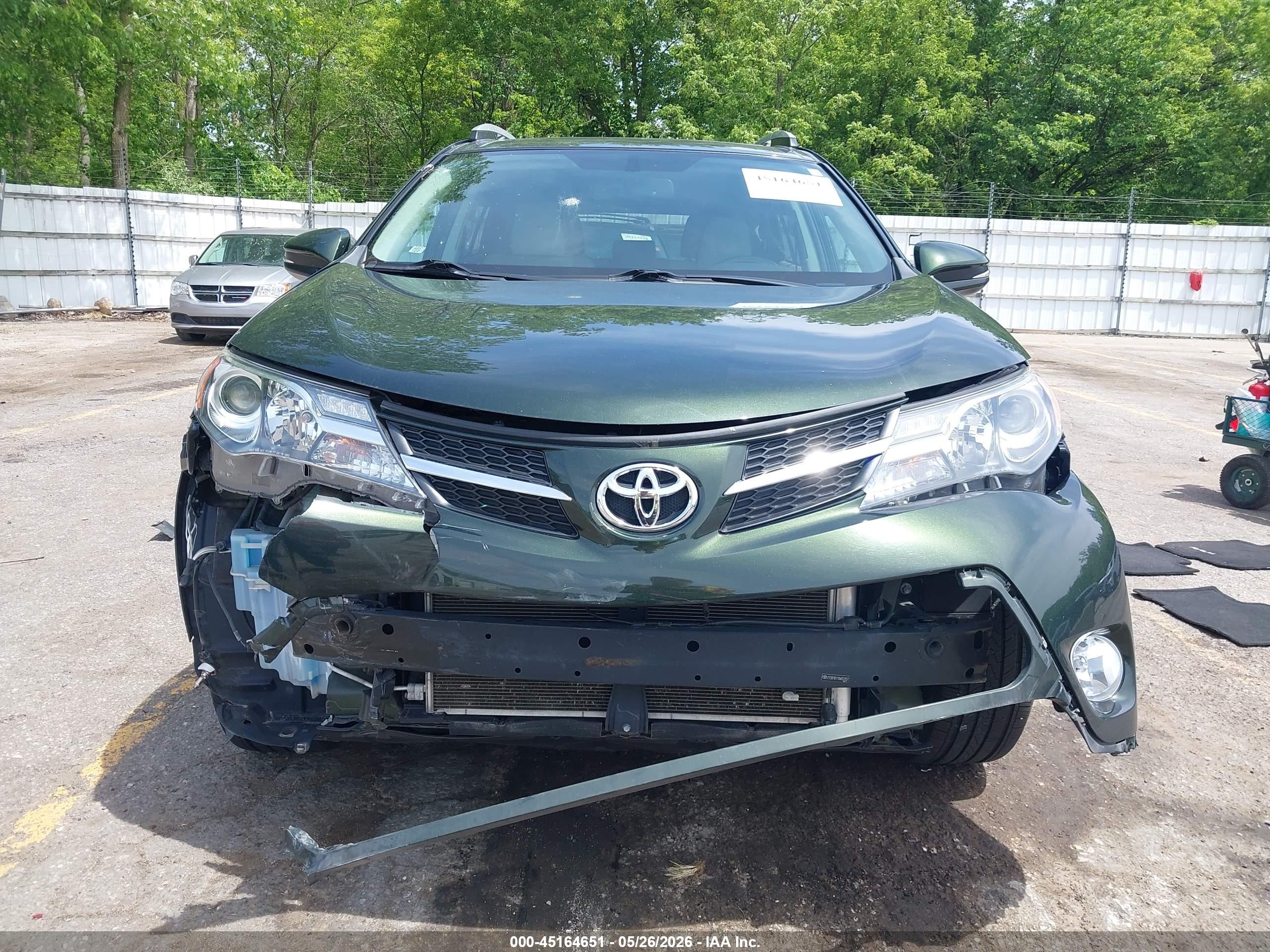 2013 Toyota Rav4 Limited Green vin: 2T3DFREV1DW057057