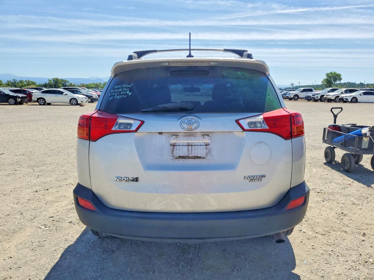 2013 Toyota Rav4 Limited White vin: 2T3DFREV1DW057706