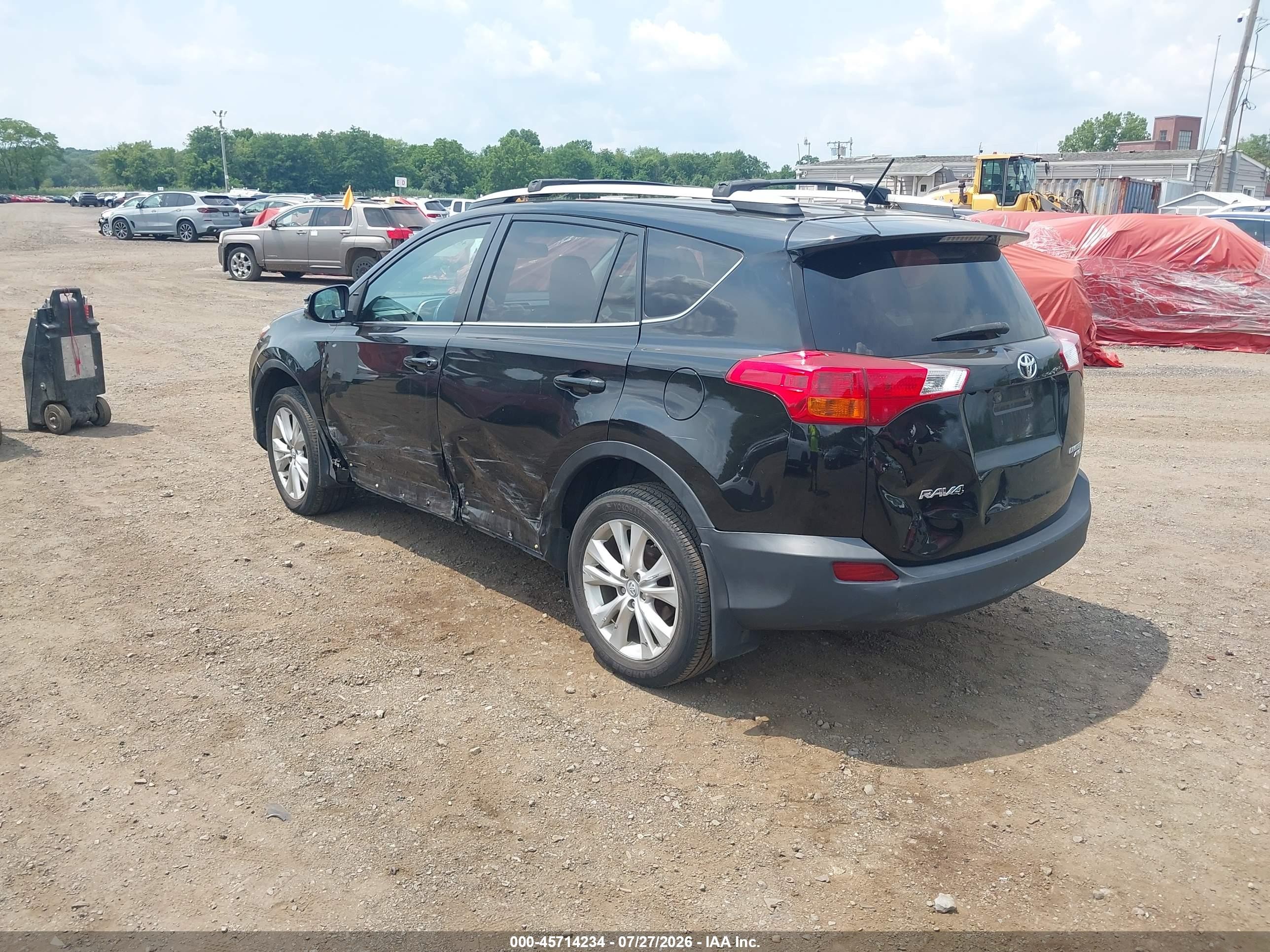 2013 Toyota Rav4 Limited Black vin: 2T3DFREV1DW059939