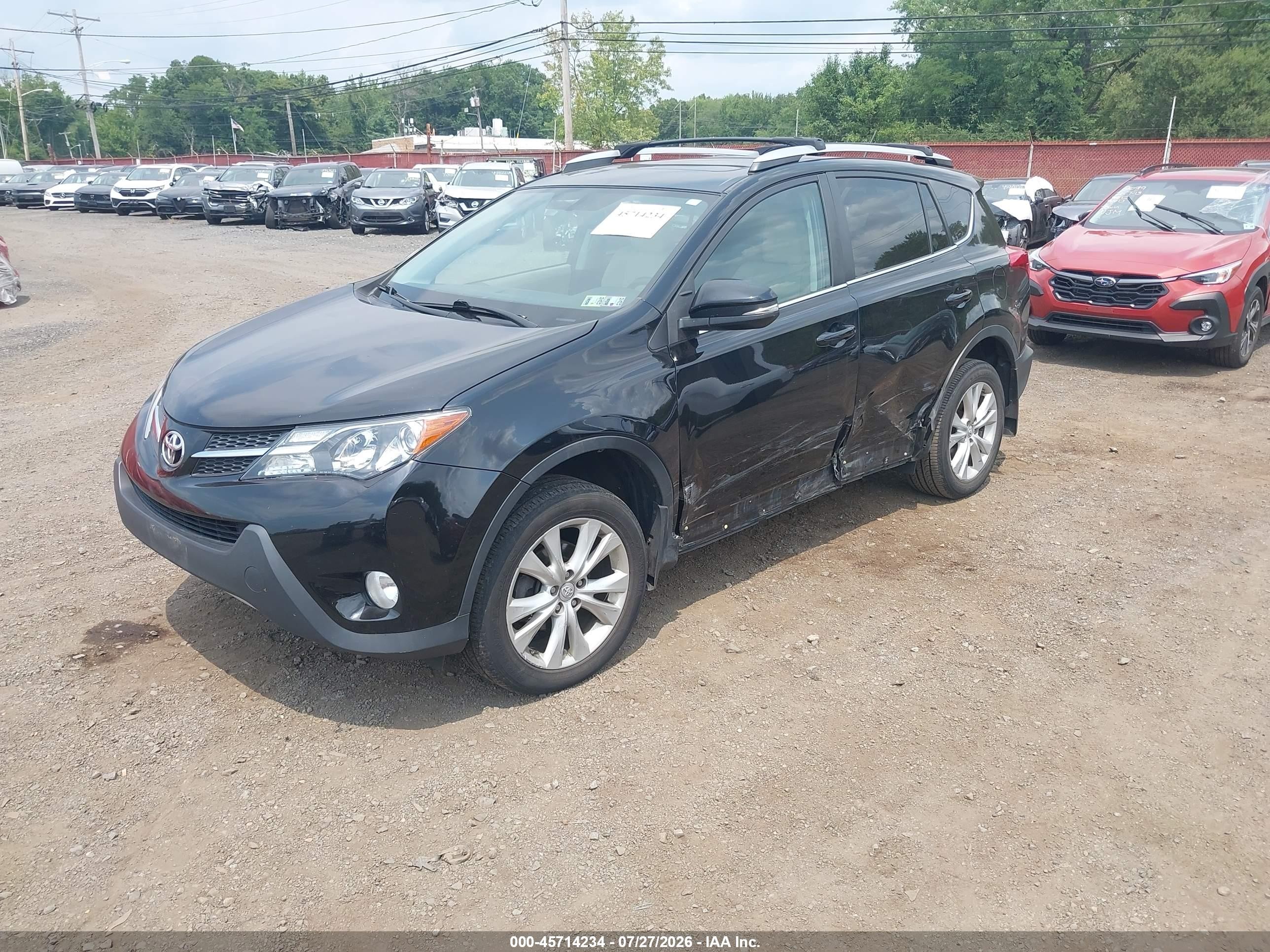 2013 Toyota Rav4 Limited Black vin: 2T3DFREV1DW059939