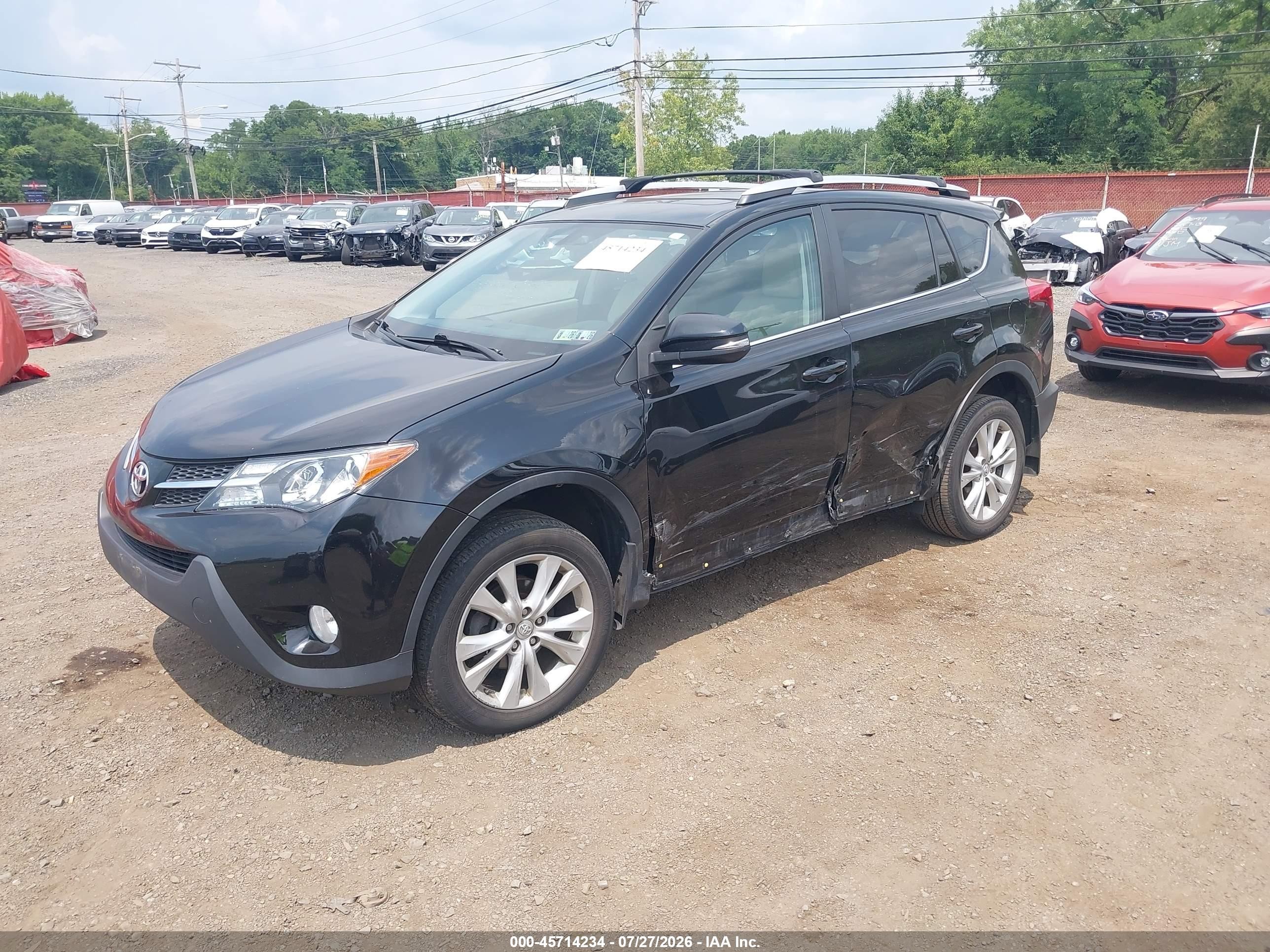 2013 Toyota Rav4 Limited Black vin: 2T3DFREV1DW059939