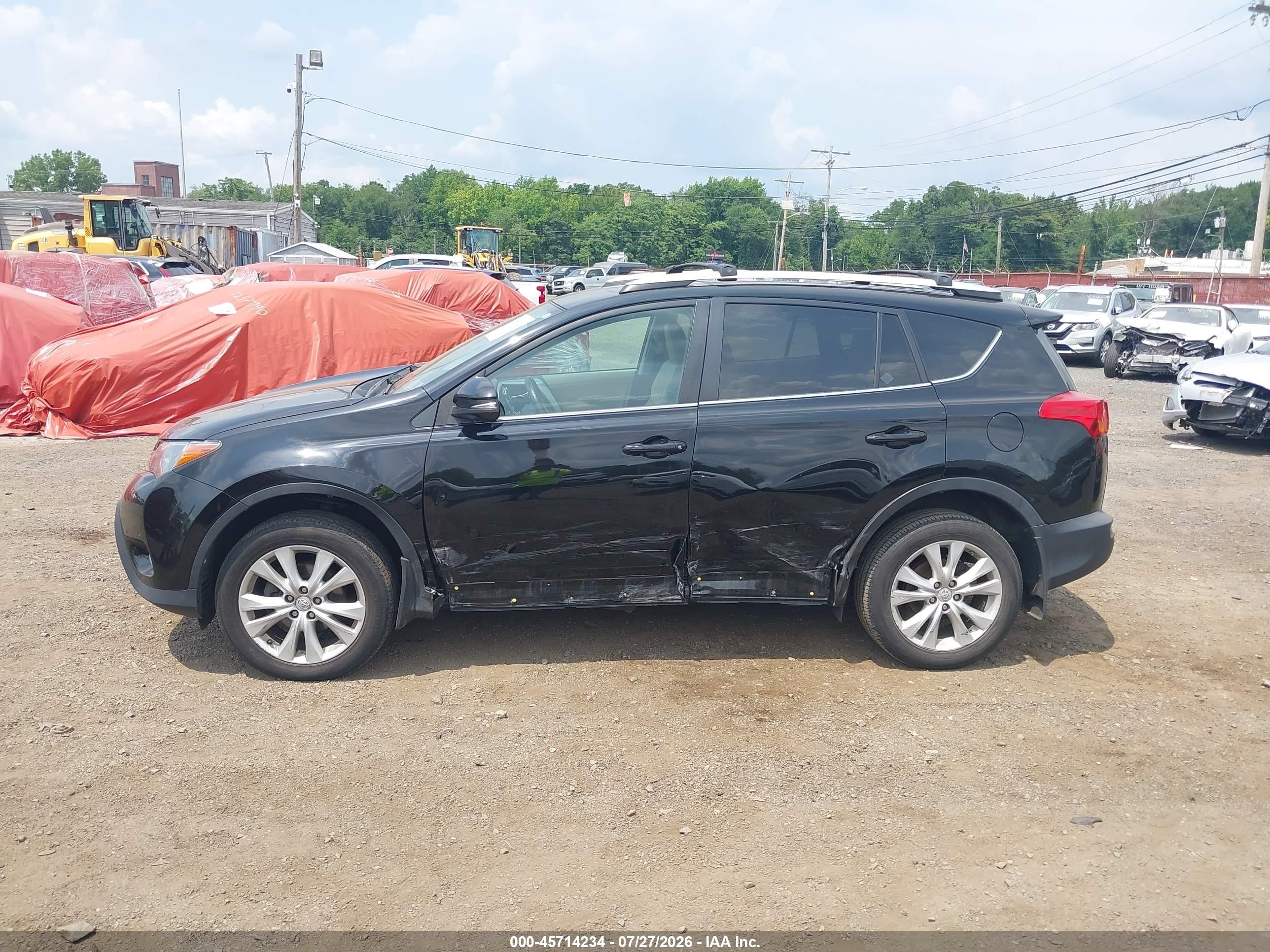 2013 Toyota Rav4 Limited Black vin: 2T3DFREV1DW059939
