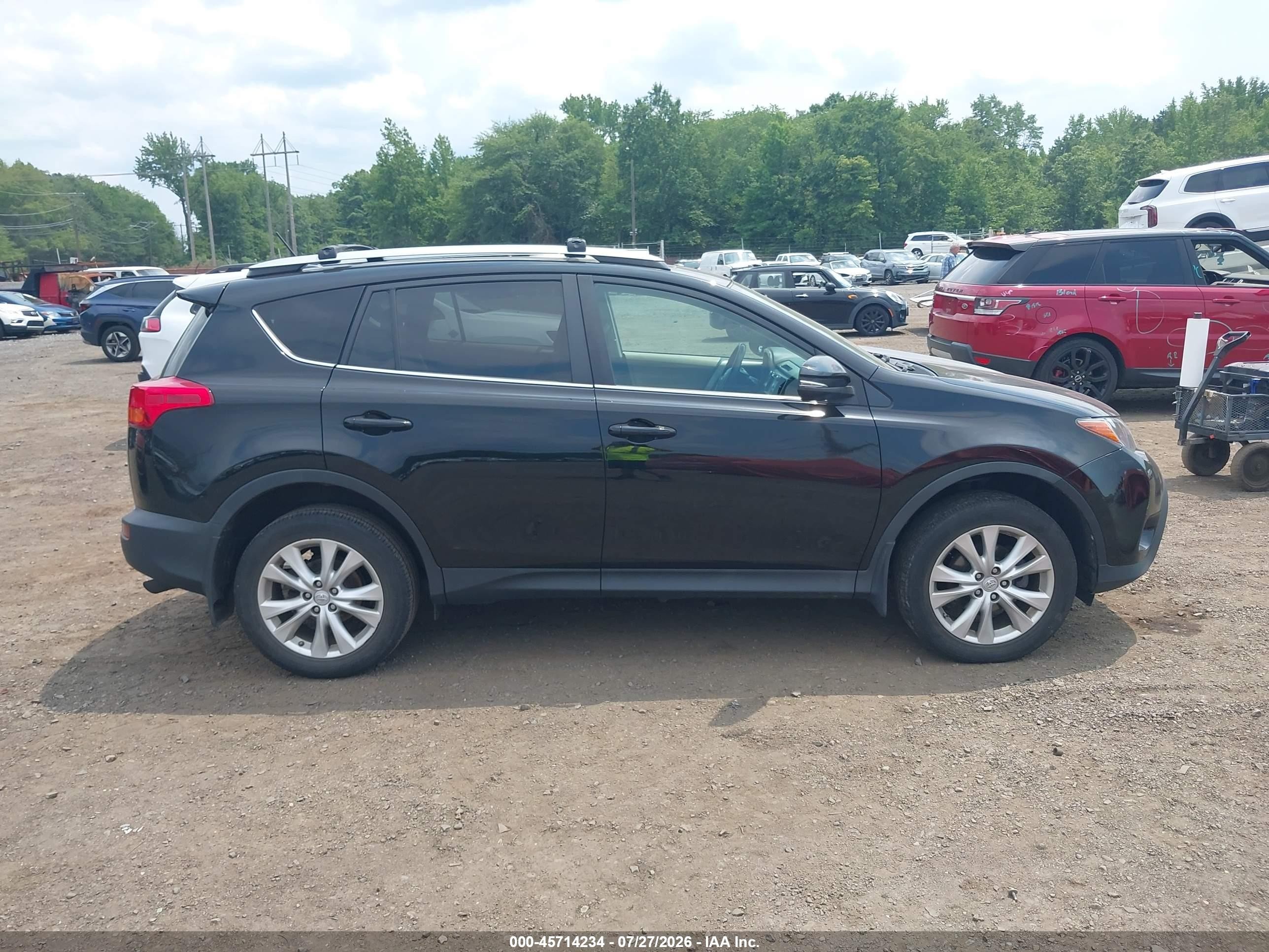 2013 Toyota Rav4 Limited Black vin: 2T3DFREV1DW059939