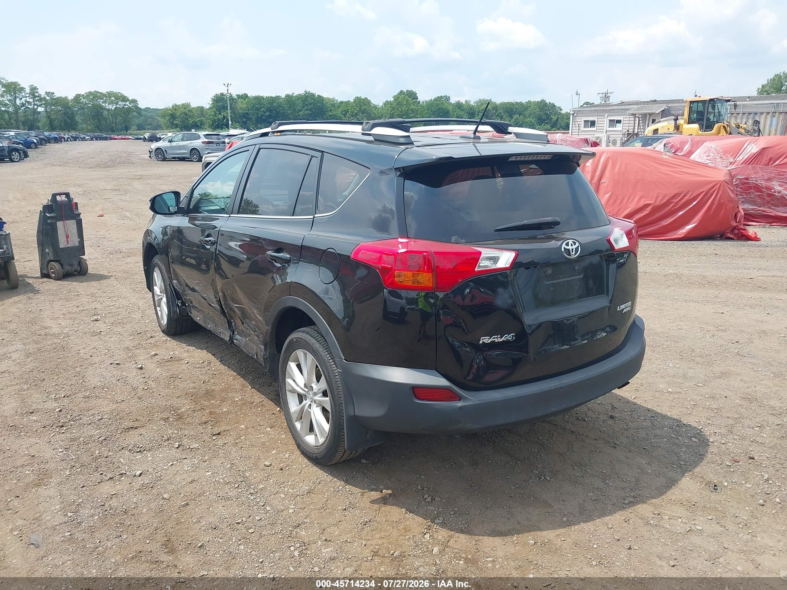 2013 Toyota Rav4 Limited Black vin: 2T3DFREV1DW059939