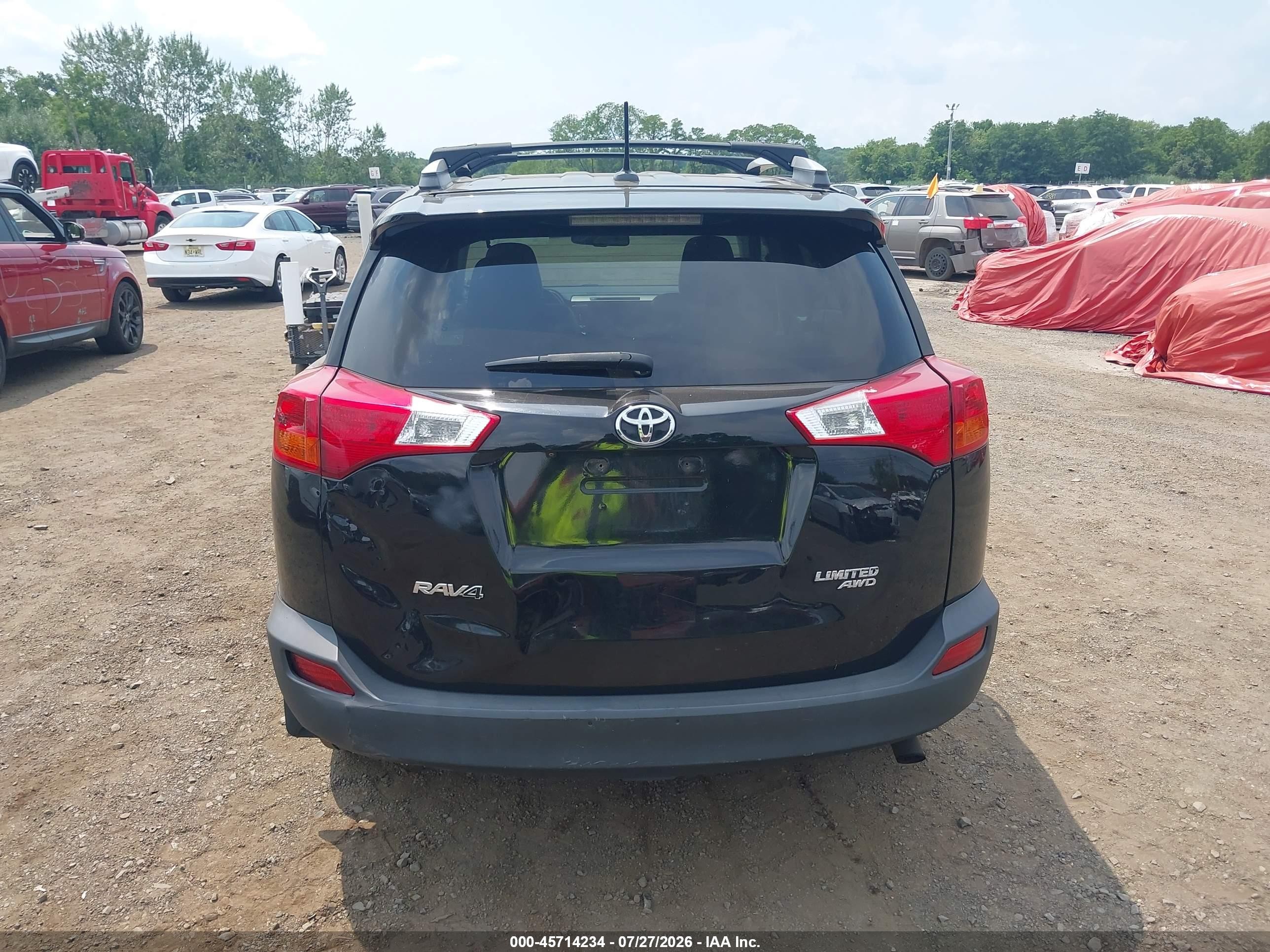 2013 Toyota Rav4 Limited Black vin: 2T3DFREV1DW059939