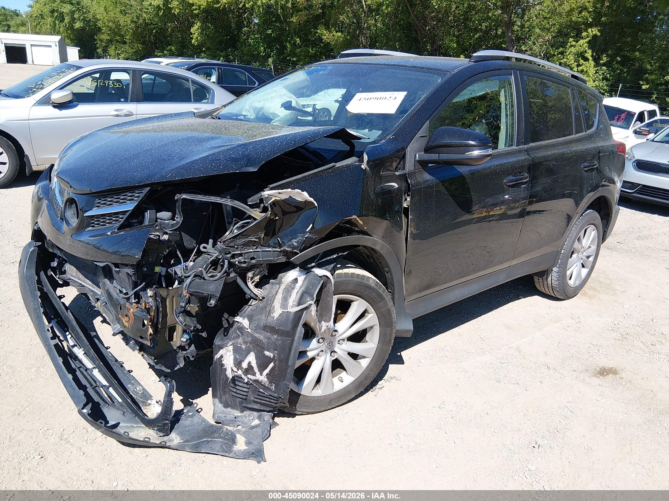 2013 Toyota Rav4 Limited Black vin: 2T3DFREV1DW083142