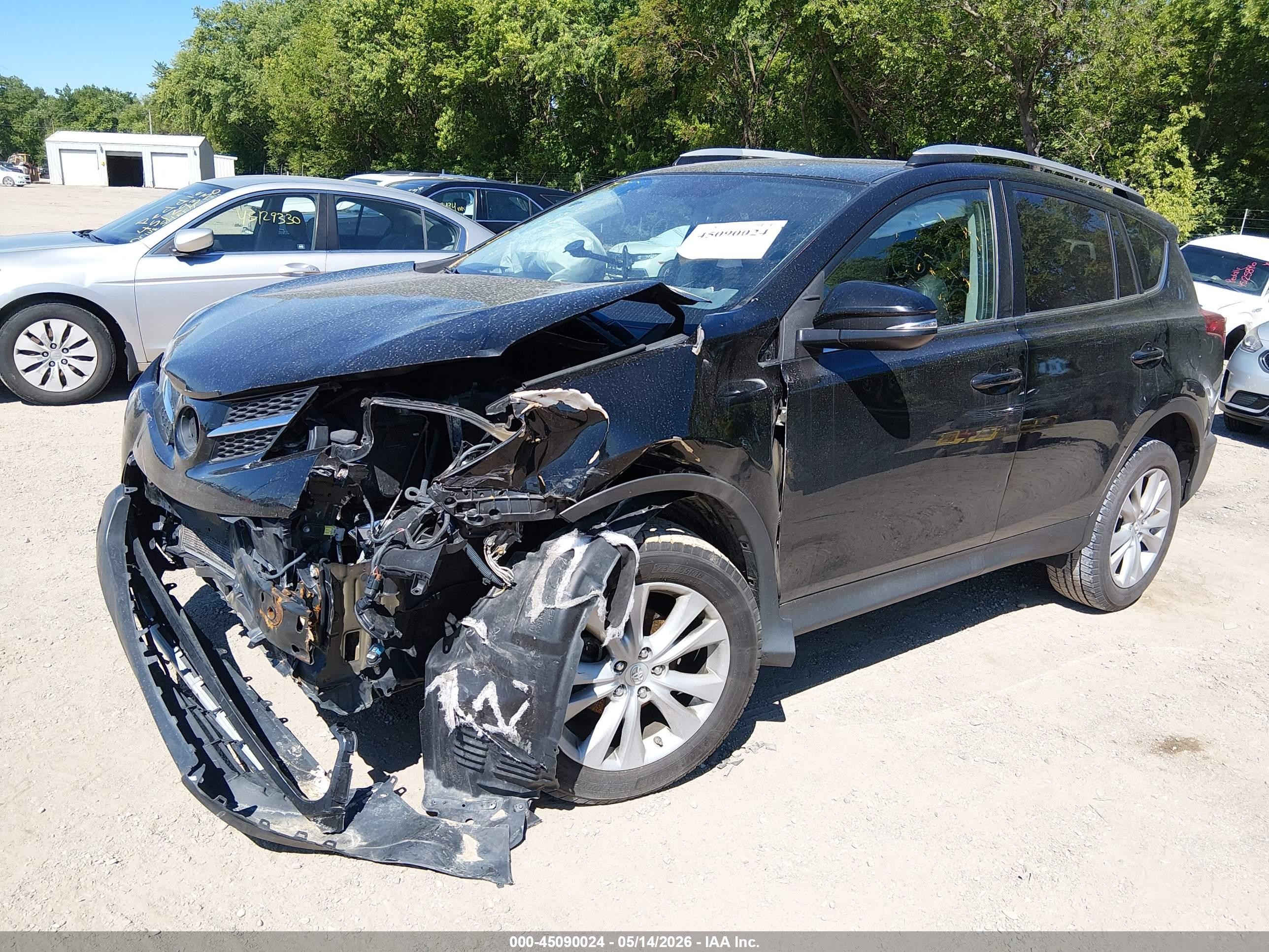 2013 Toyota Rav4 Limited Black vin: 2T3DFREV1DW083142