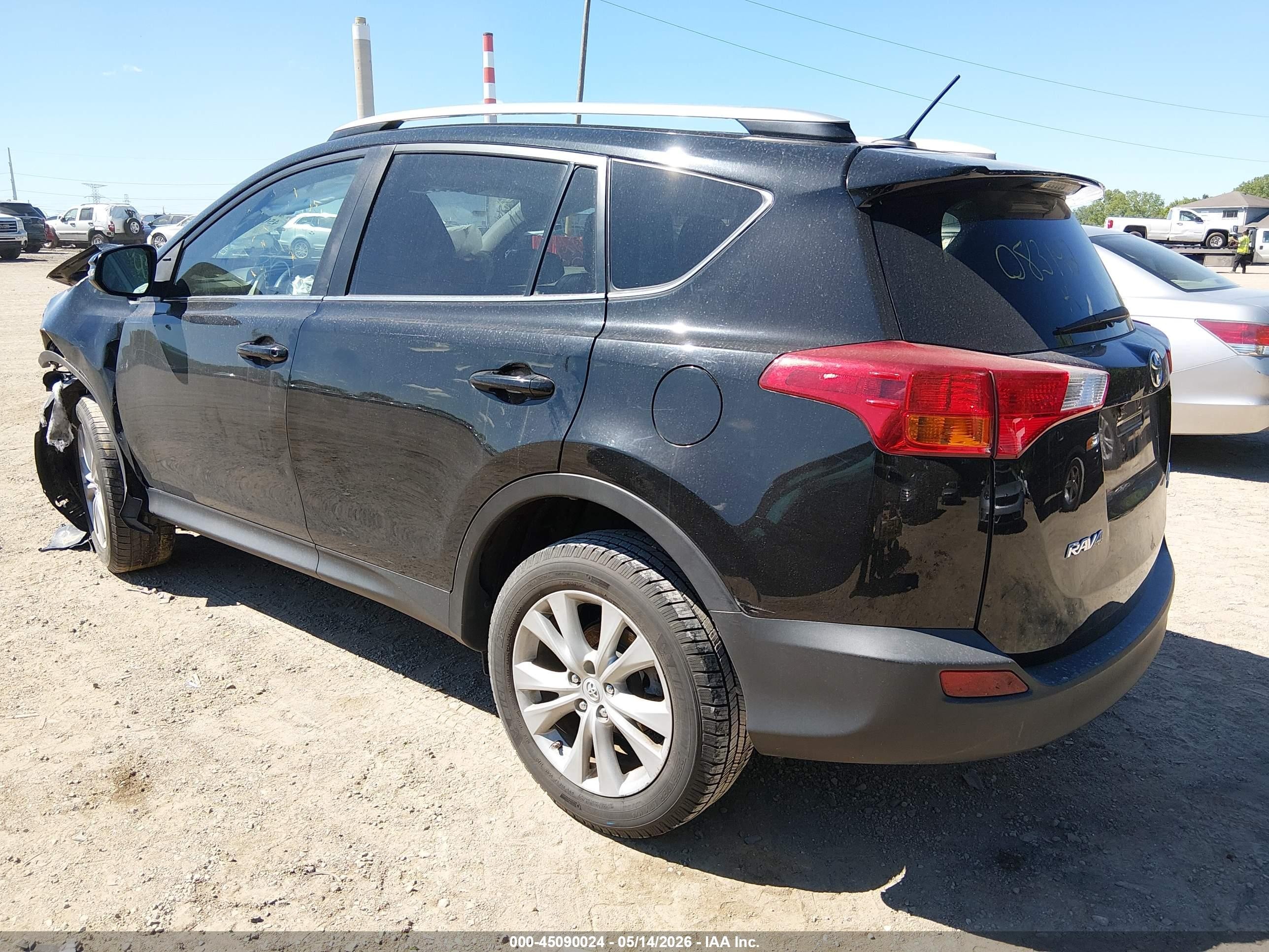 2013 Toyota Rav4 Limited Black vin: 2T3DFREV1DW083142