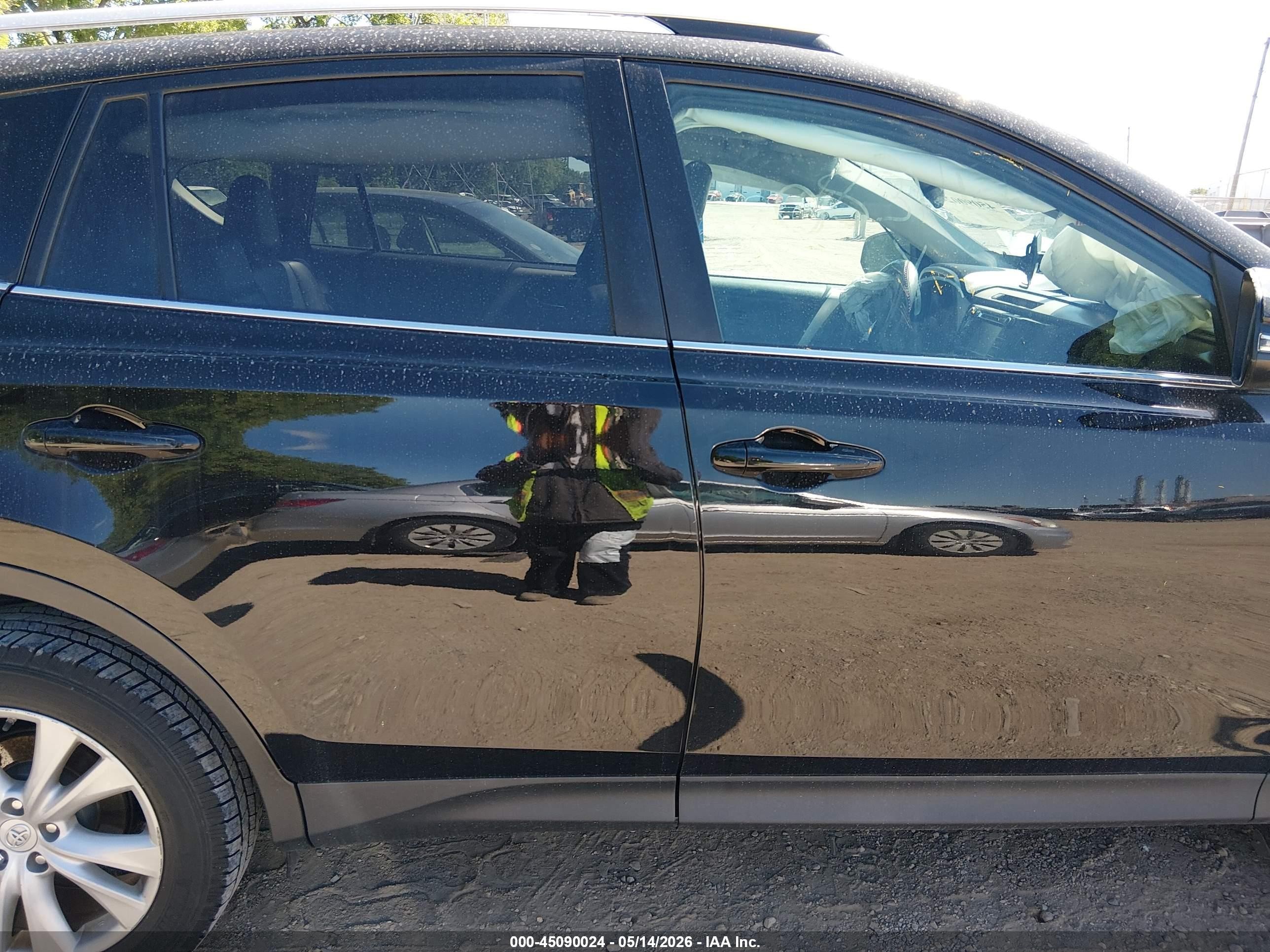 2013 Toyota Rav4 Limited Black vin: 2T3DFREV1DW083142