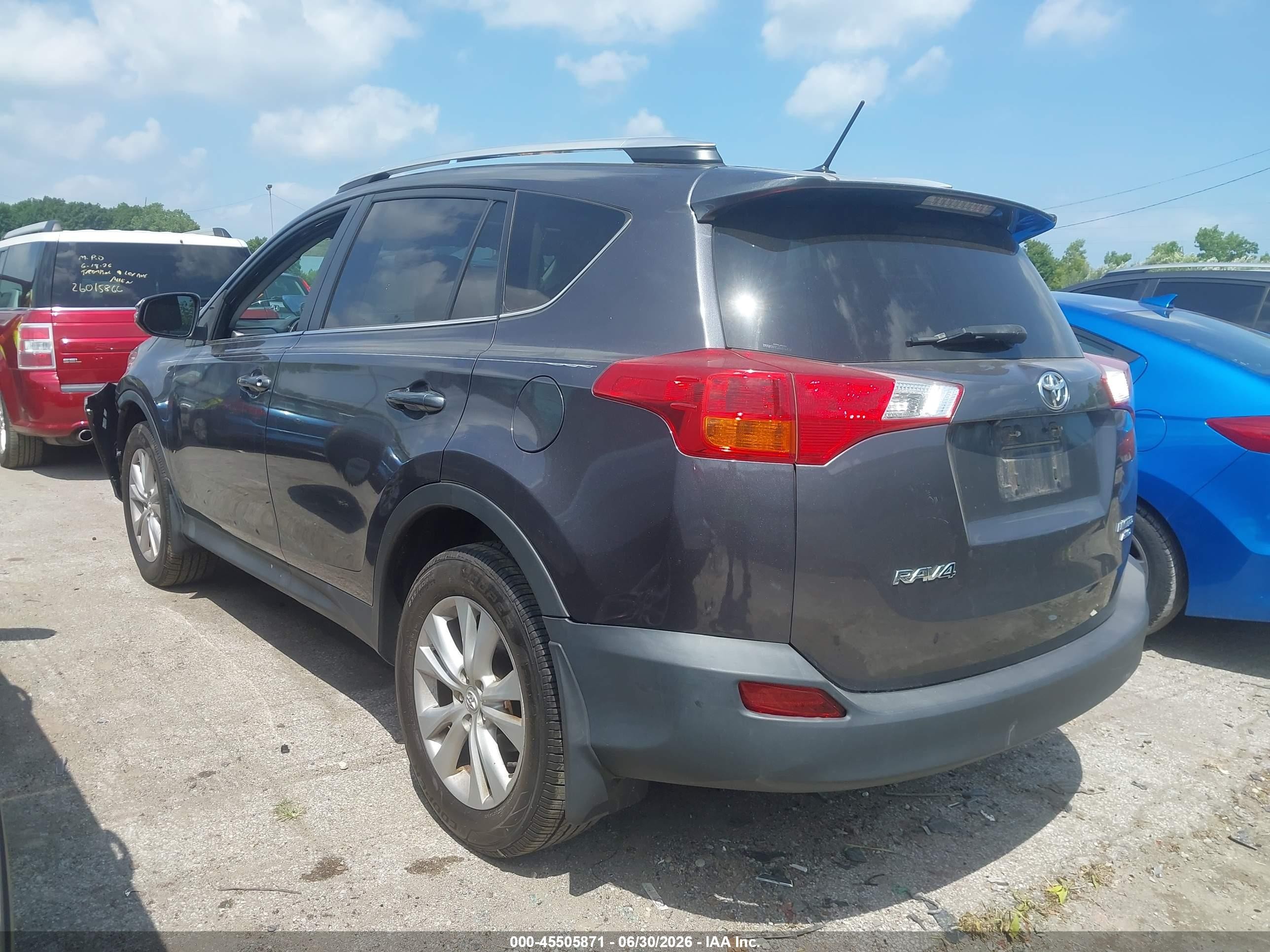 2013 Toyota Rav4 Limited Gray vin: 2T3DFREV1DW084422
