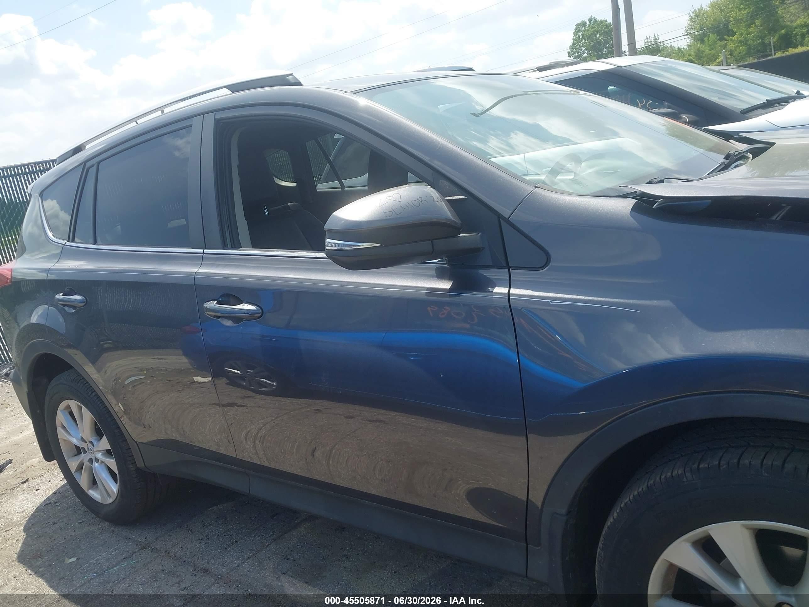 2013 Toyota Rav4 Limited Gray vin: 2T3DFREV1DW084422