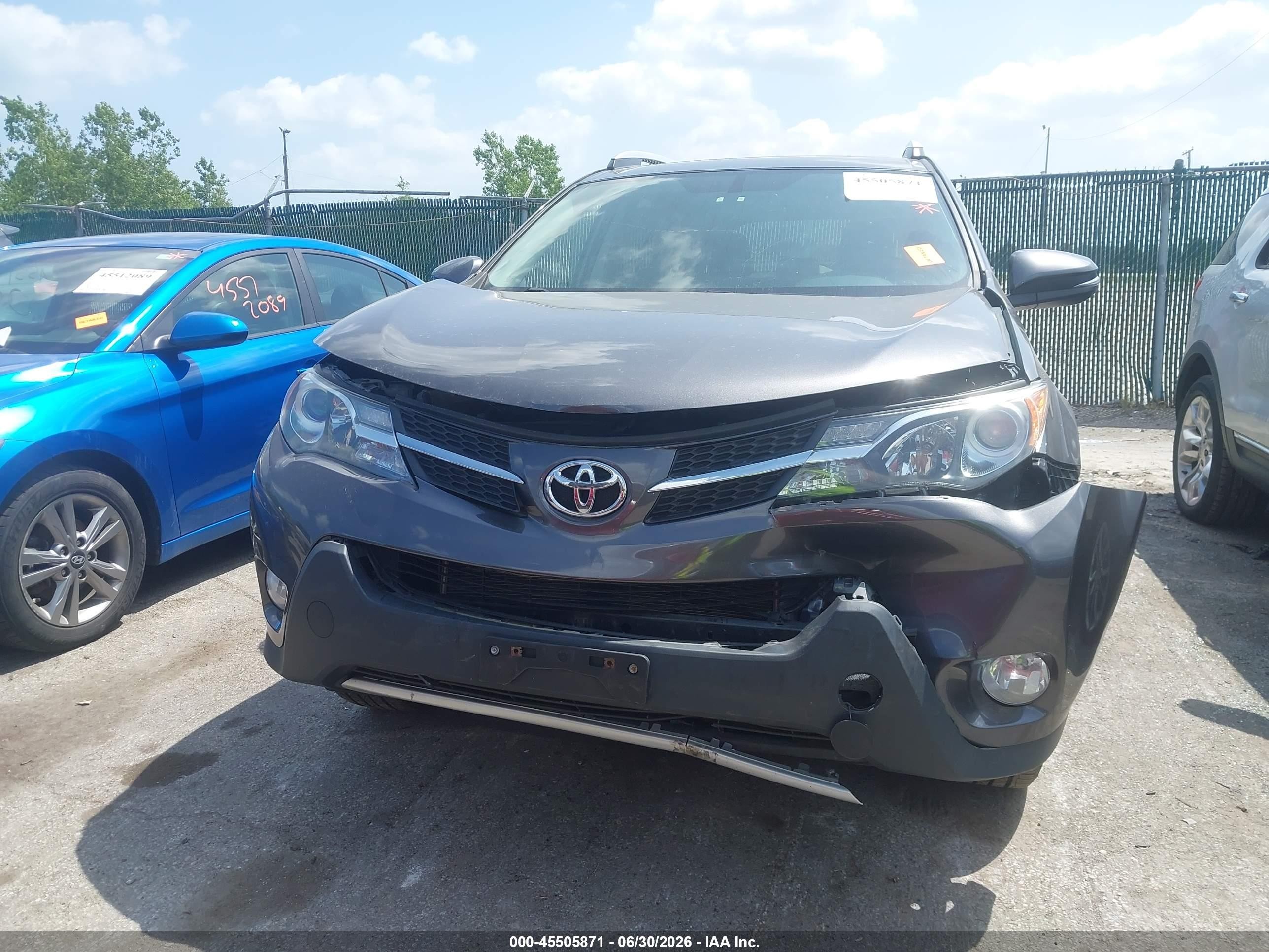 2013 Toyota Rav4 Limited Gray vin: 2T3DFREV1DW084422