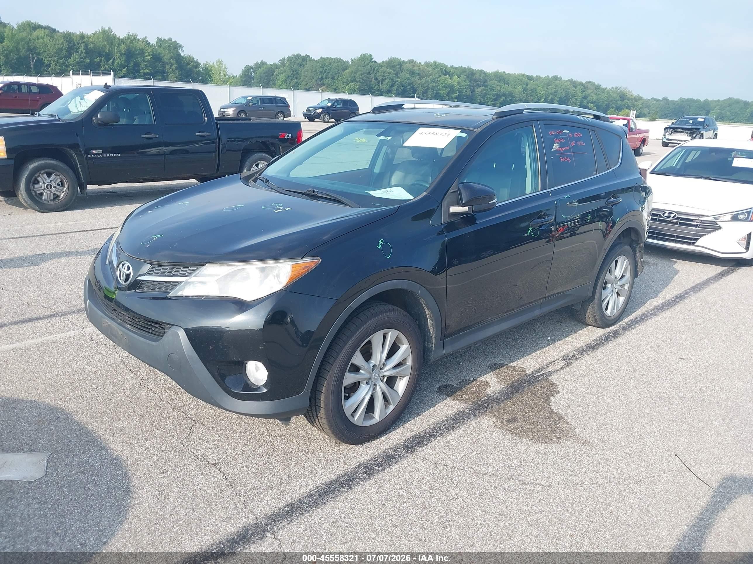 2013 Toyota Rav4 Limited Black vin: 2T3DFREV1DW092780