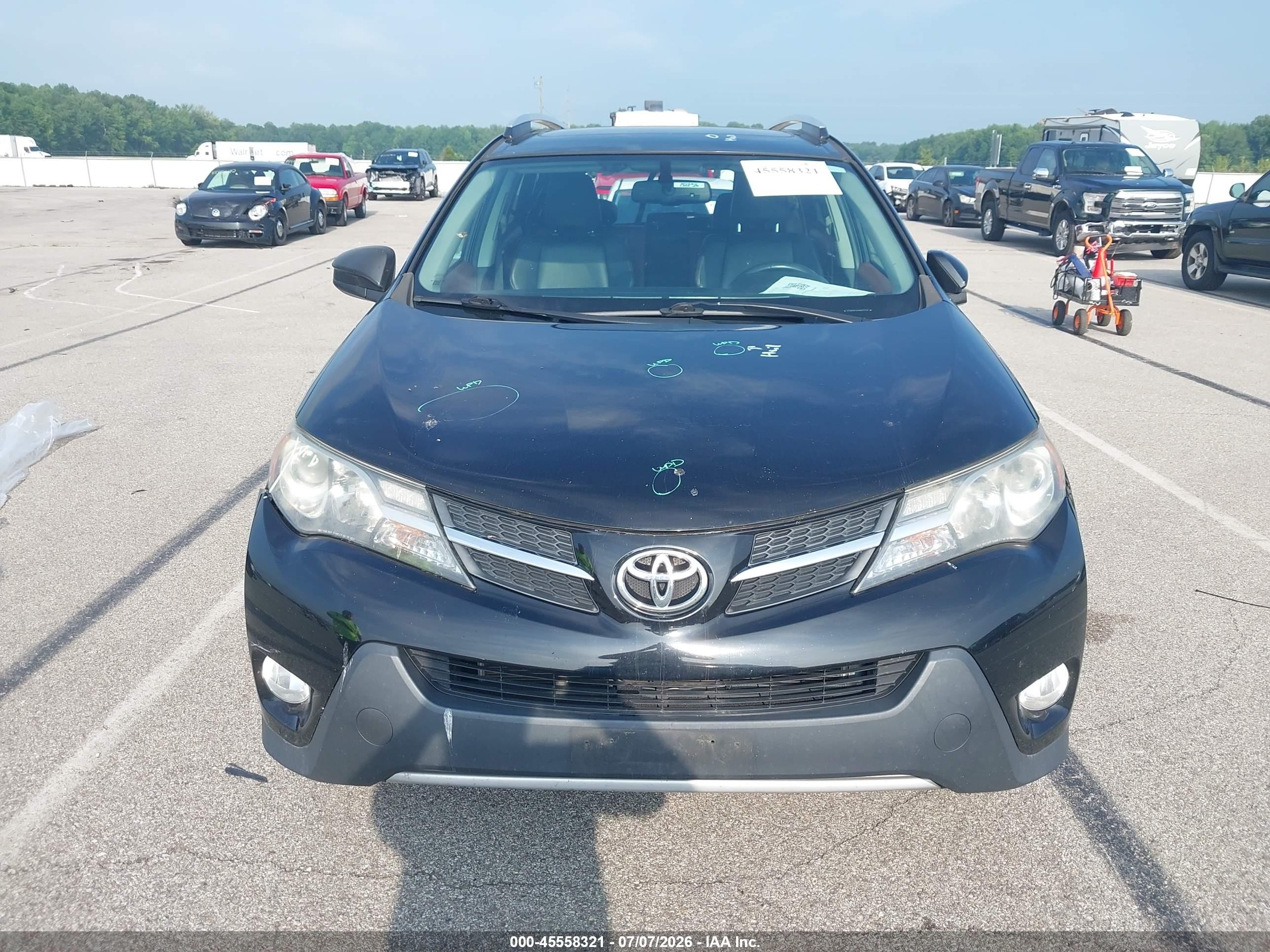 2013 Toyota Rav4 Limited Black vin: 2T3DFREV1DW092780