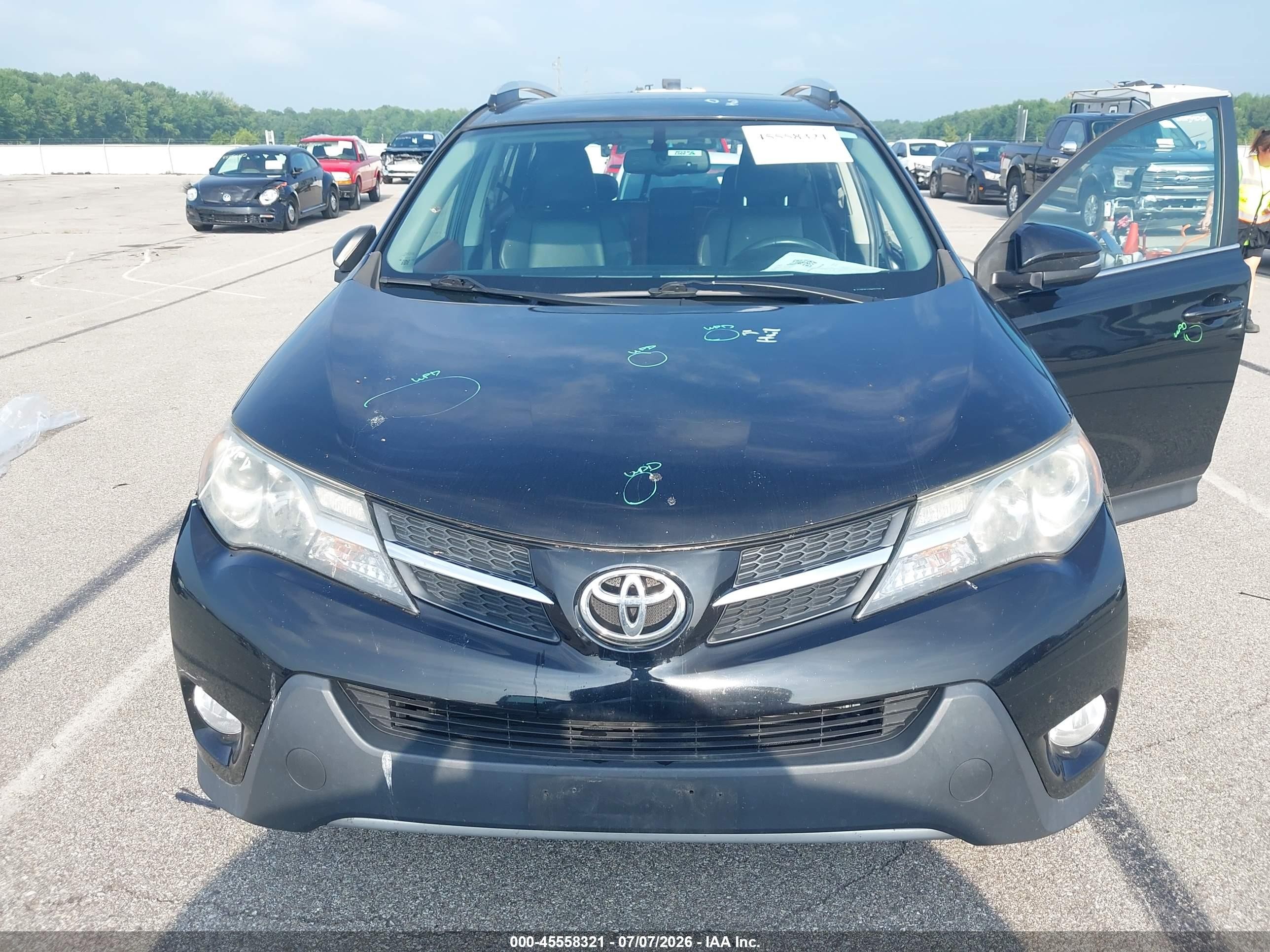 2013 Toyota Rav4 Limited Black vin: 2T3DFREV1DW092780