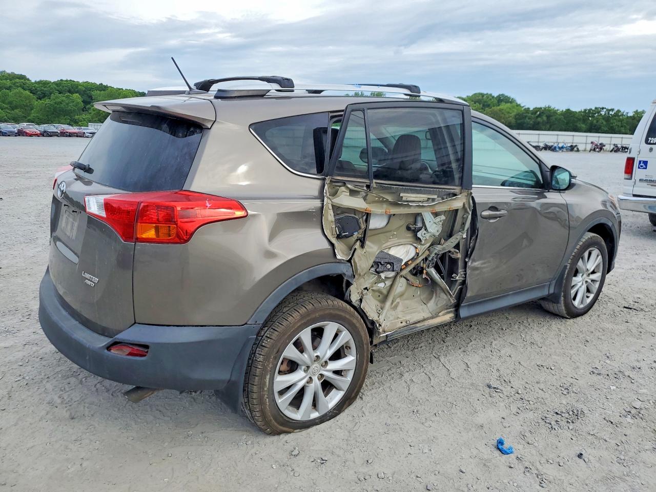 2013 Toyota Rav4 Limited Brown vin: 2T3DFREV1DW094450