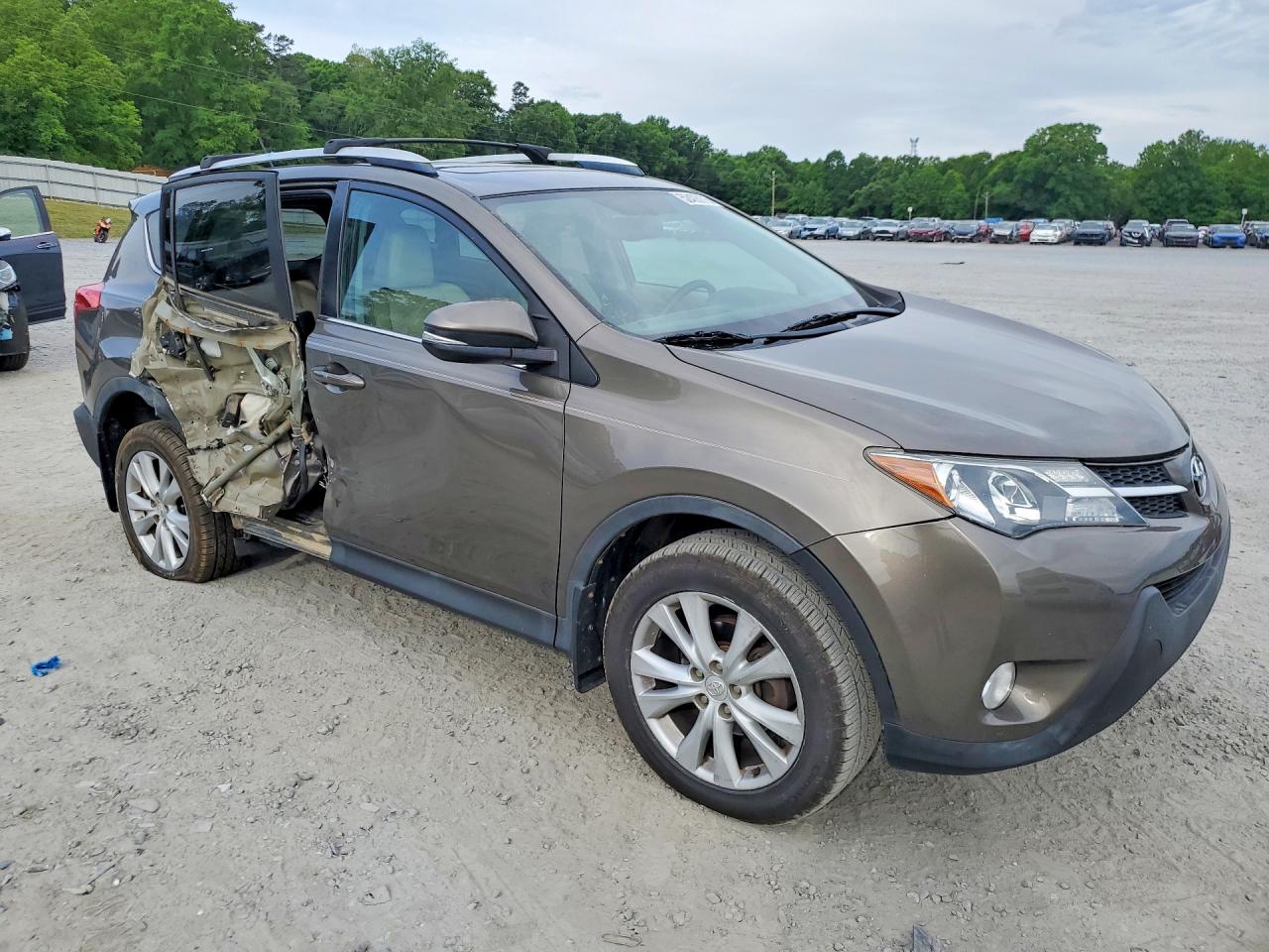 2013 Toyota Rav4 Limited Brown vin: 2T3DFREV1DW094450