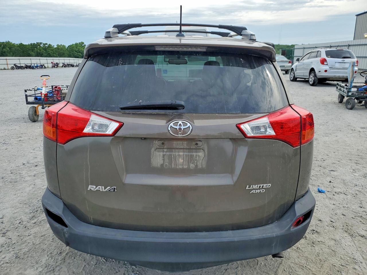 2013 Toyota Rav4 Limited Brown vin: 2T3DFREV1DW094450