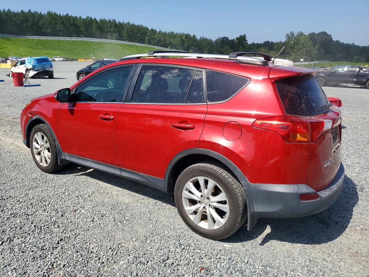 2013 Toyota Rav4 Limited Orange vin: 2T3DFREV1DW102823