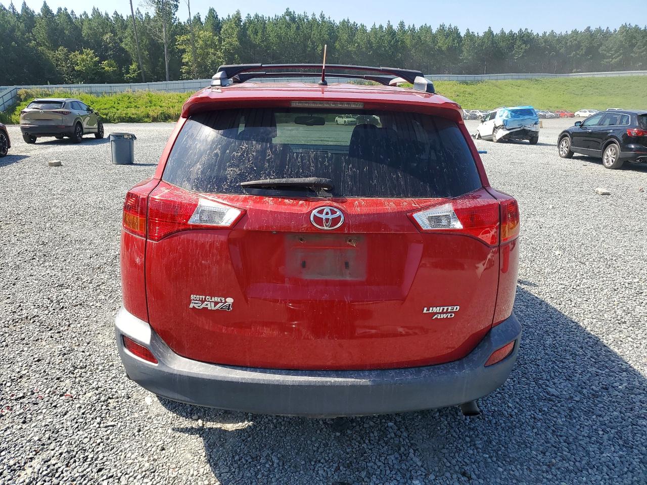 2013 Toyota Rav4 Limited Orange vin: 2T3DFREV1DW102823