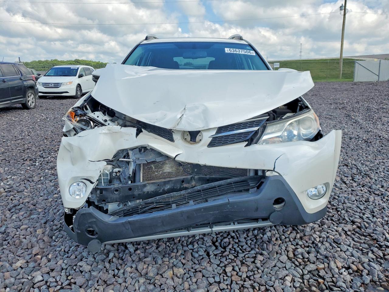 2013 Toyota Rav4 Limited White vin: 2T3DFREV1DW103275