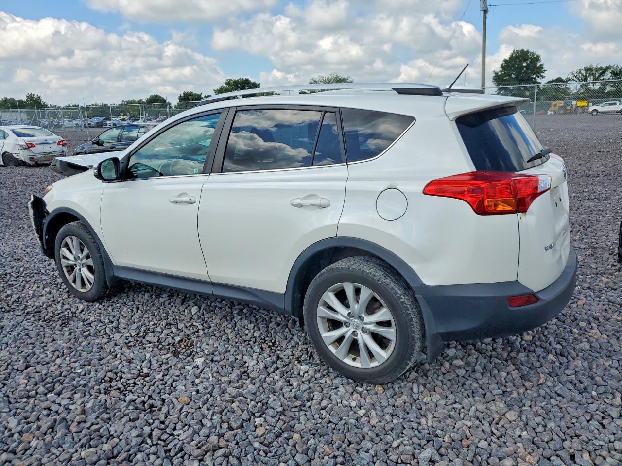 2013 Toyota Rav4 Limited White vin: 2T3DFREV1DW103275