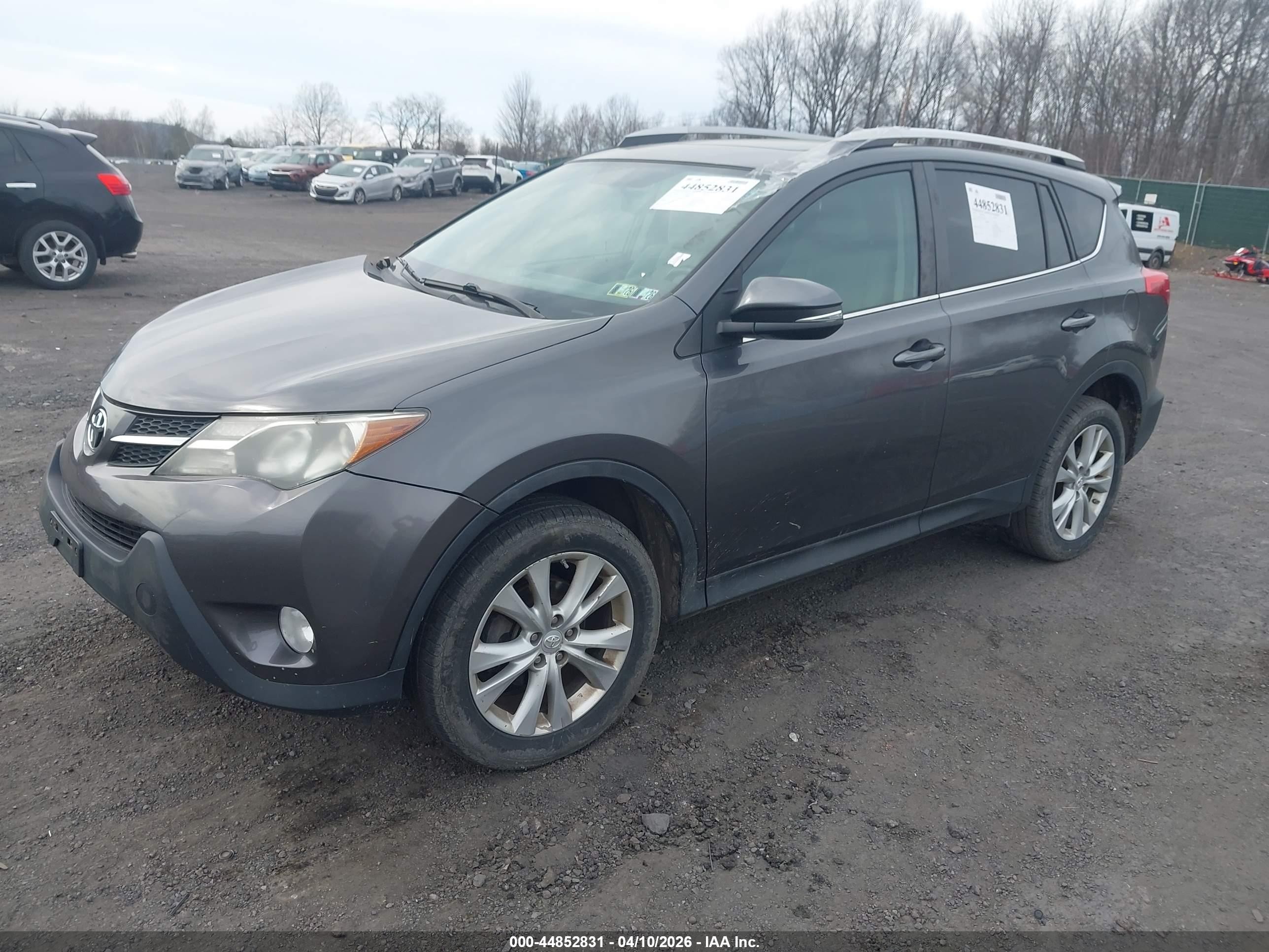2014 Toyota Rav4 Limited Gray vin: 2T3DFREV1EW178902