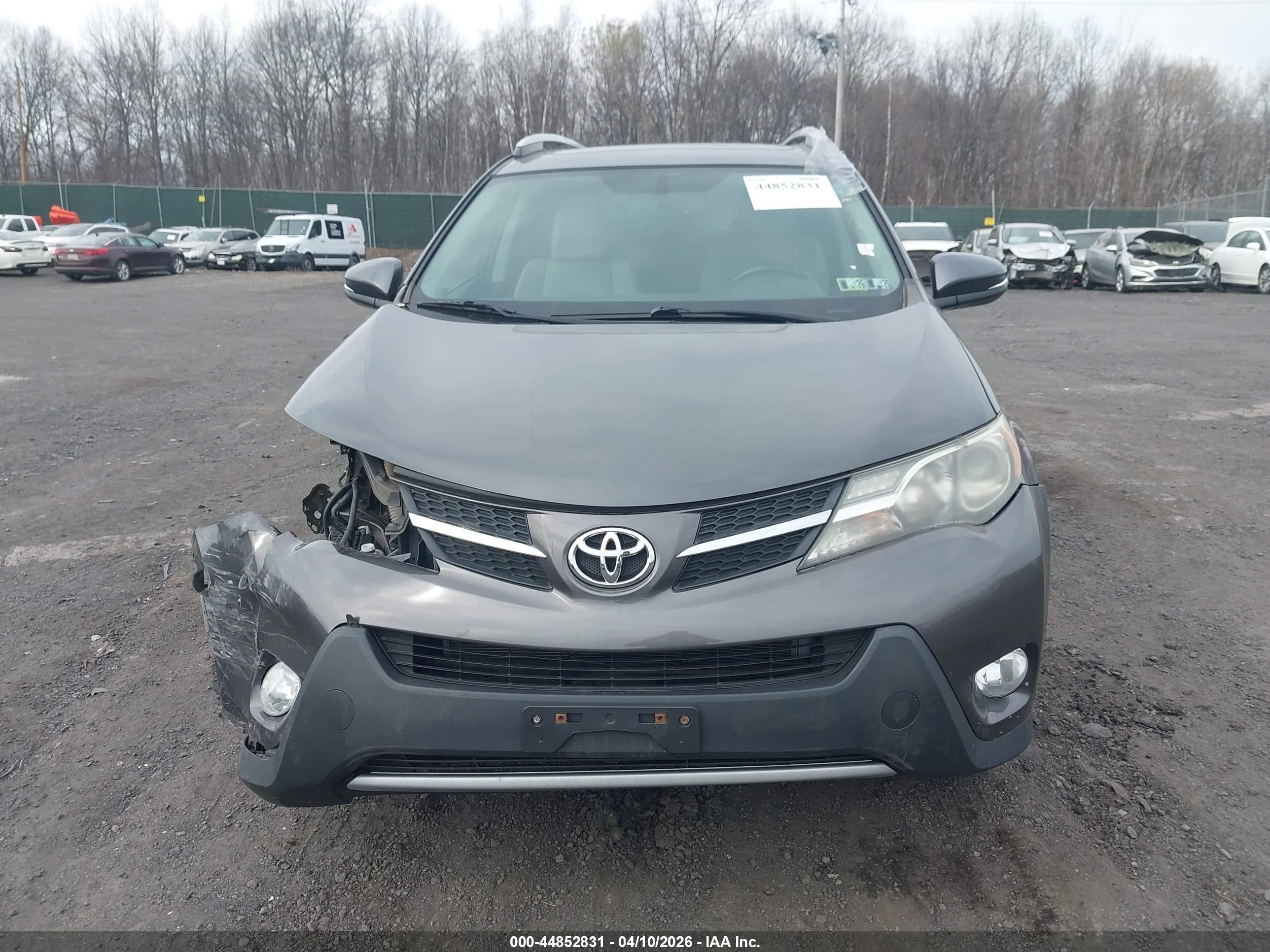 2014 Toyota Rav4 Limited Gray vin: 2T3DFREV1EW178902