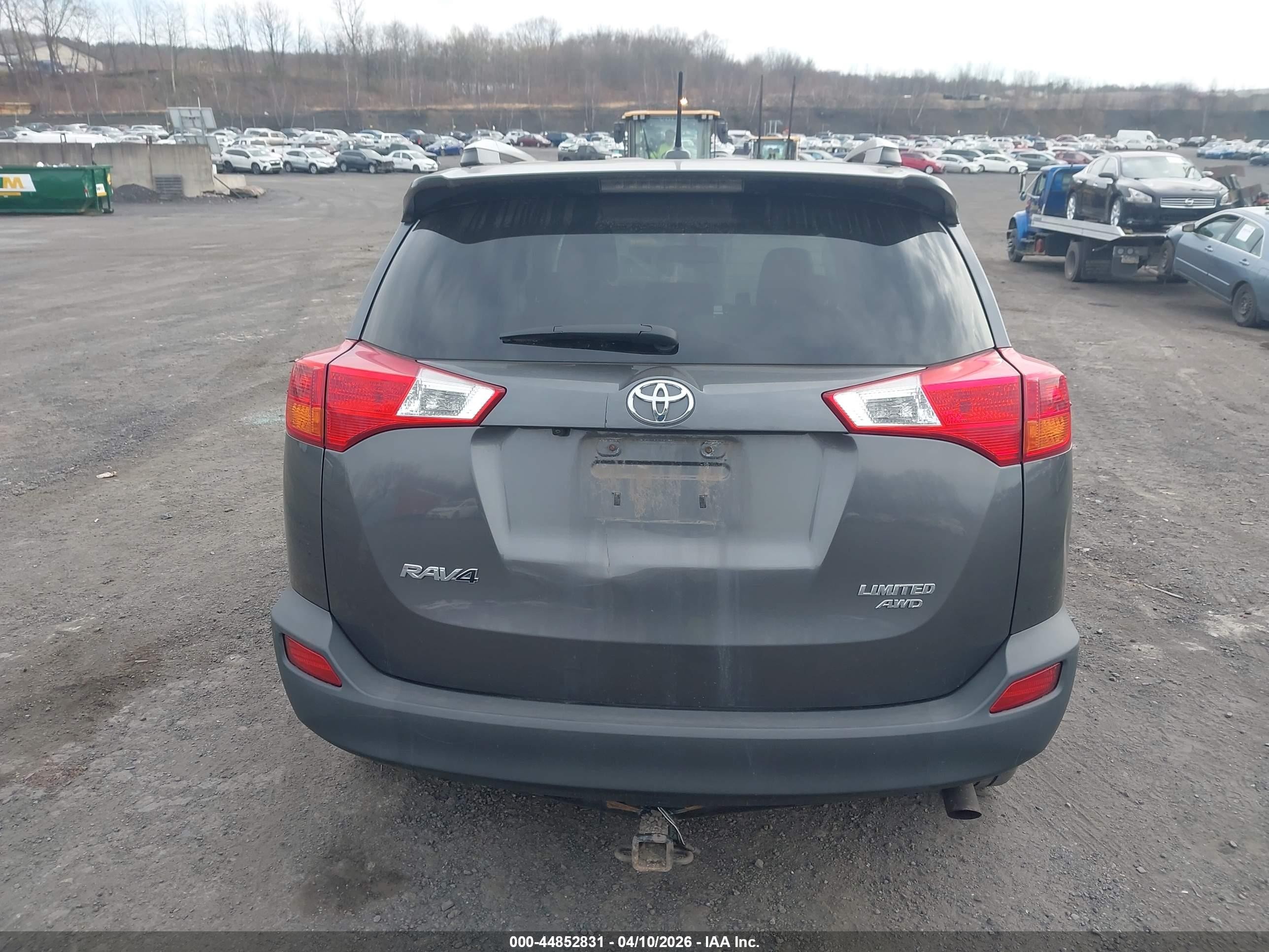 2014 Toyota Rav4 Limited Gray vin: 2T3DFREV1EW178902