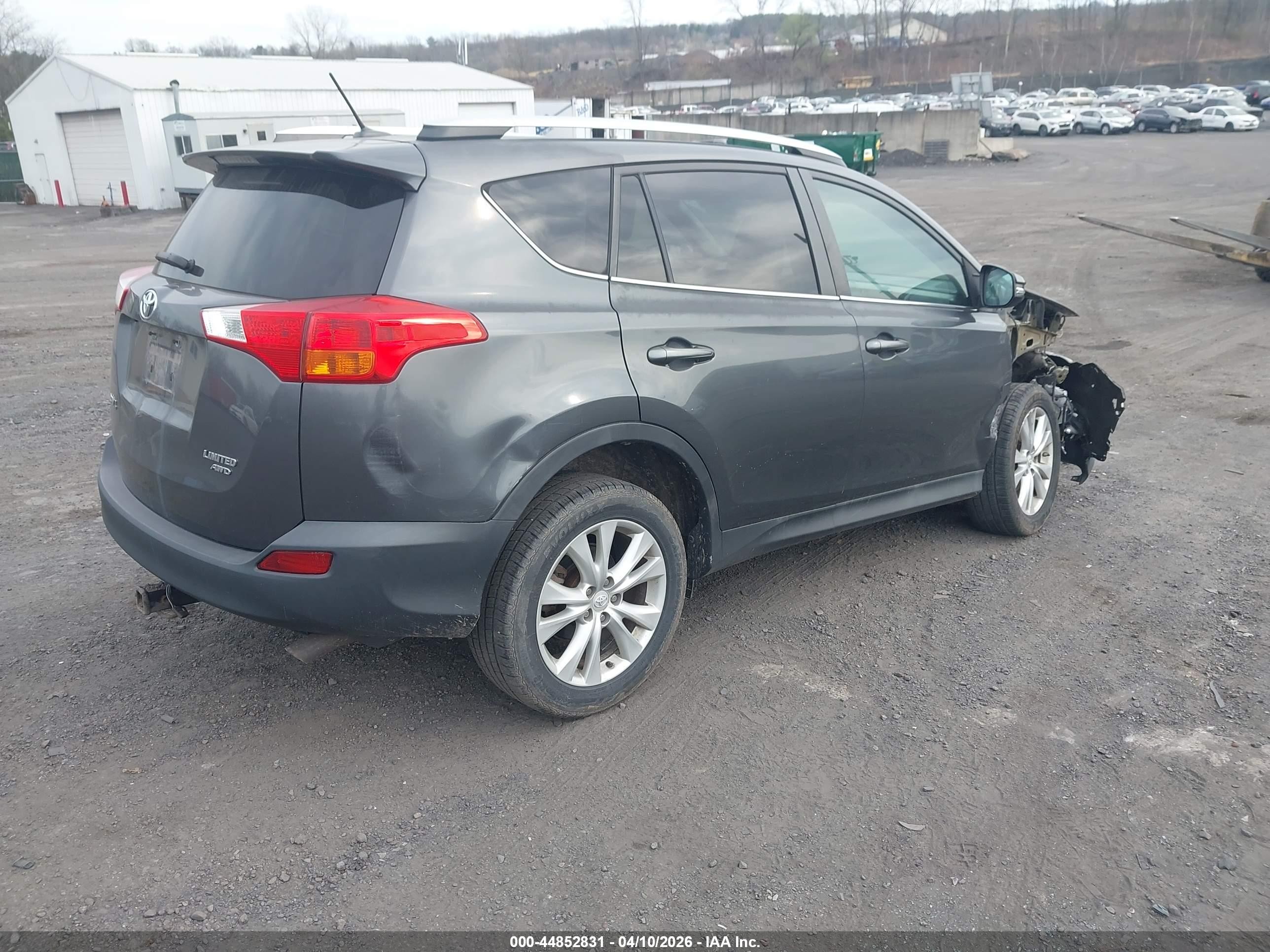 2014 Toyota Rav4 Limited Gray vin: 2T3DFREV1EW178902