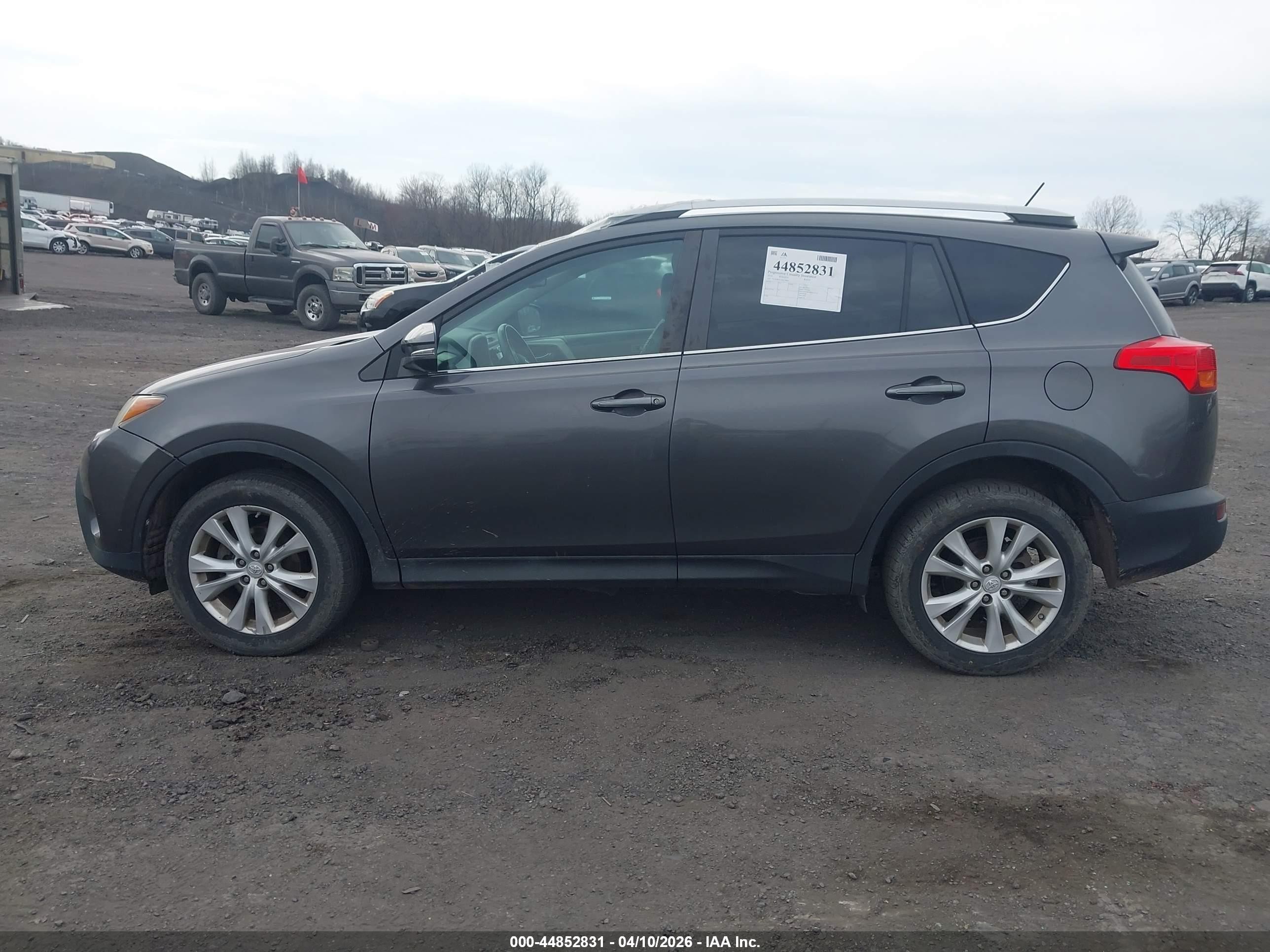 2014 Toyota Rav4 Limited Gray vin: 2T3DFREV1EW178902