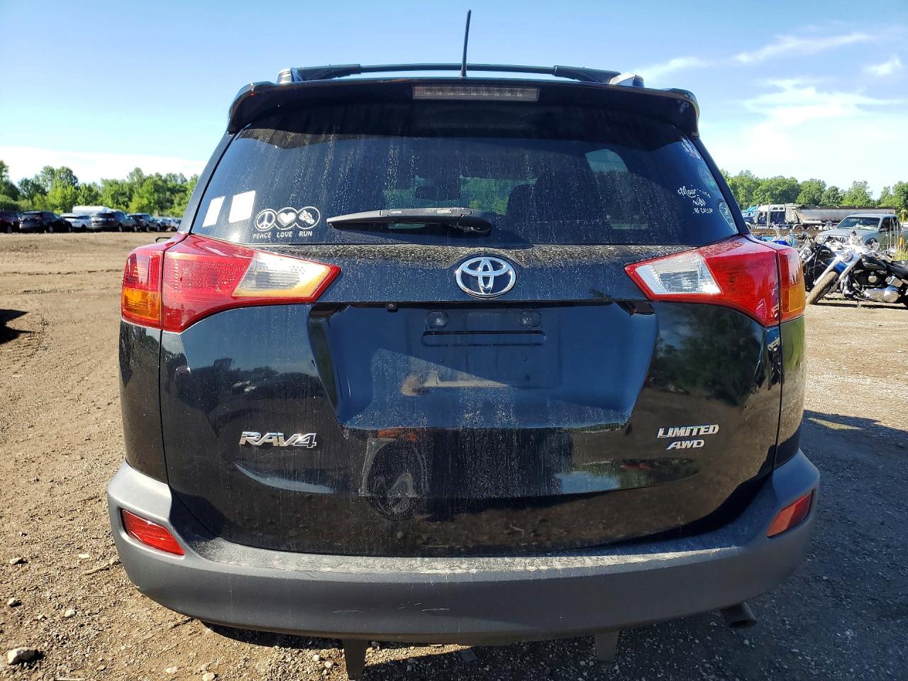 2014 Toyota Rav4 Limited Black vin: 2T3DFREV1EW181685