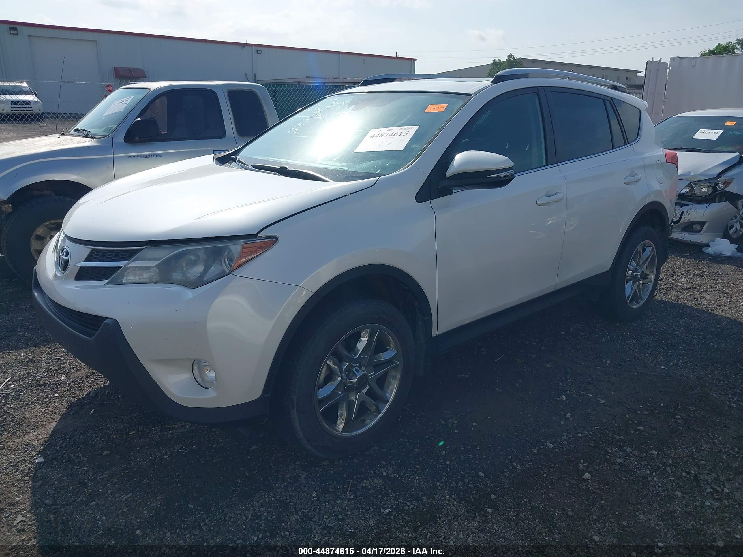 2014 Toyota Rav4 Limited White vin: 2T3DFREV1EW216550