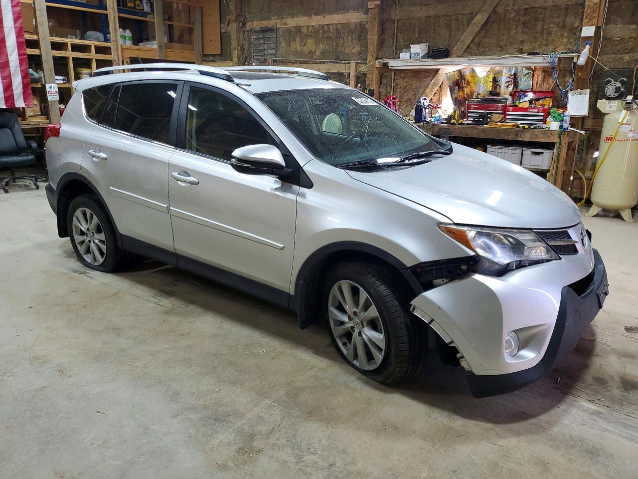 2015 Toyota Rav4 Limited Silver vin: 2T3DFREV1FW235438