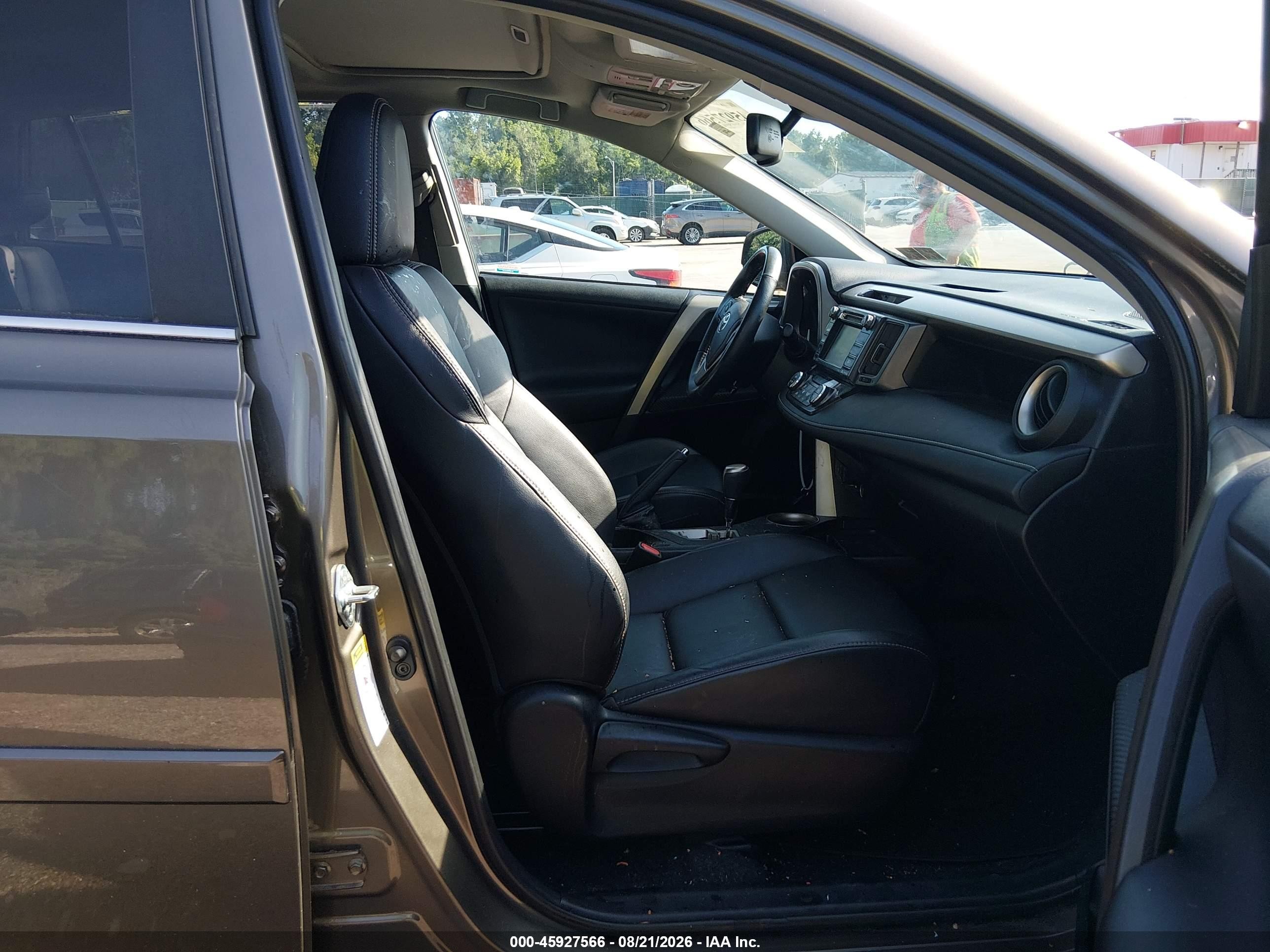 2015 Toyota Rav4 Limited Серый vin: 2T3DFREV1FW285644