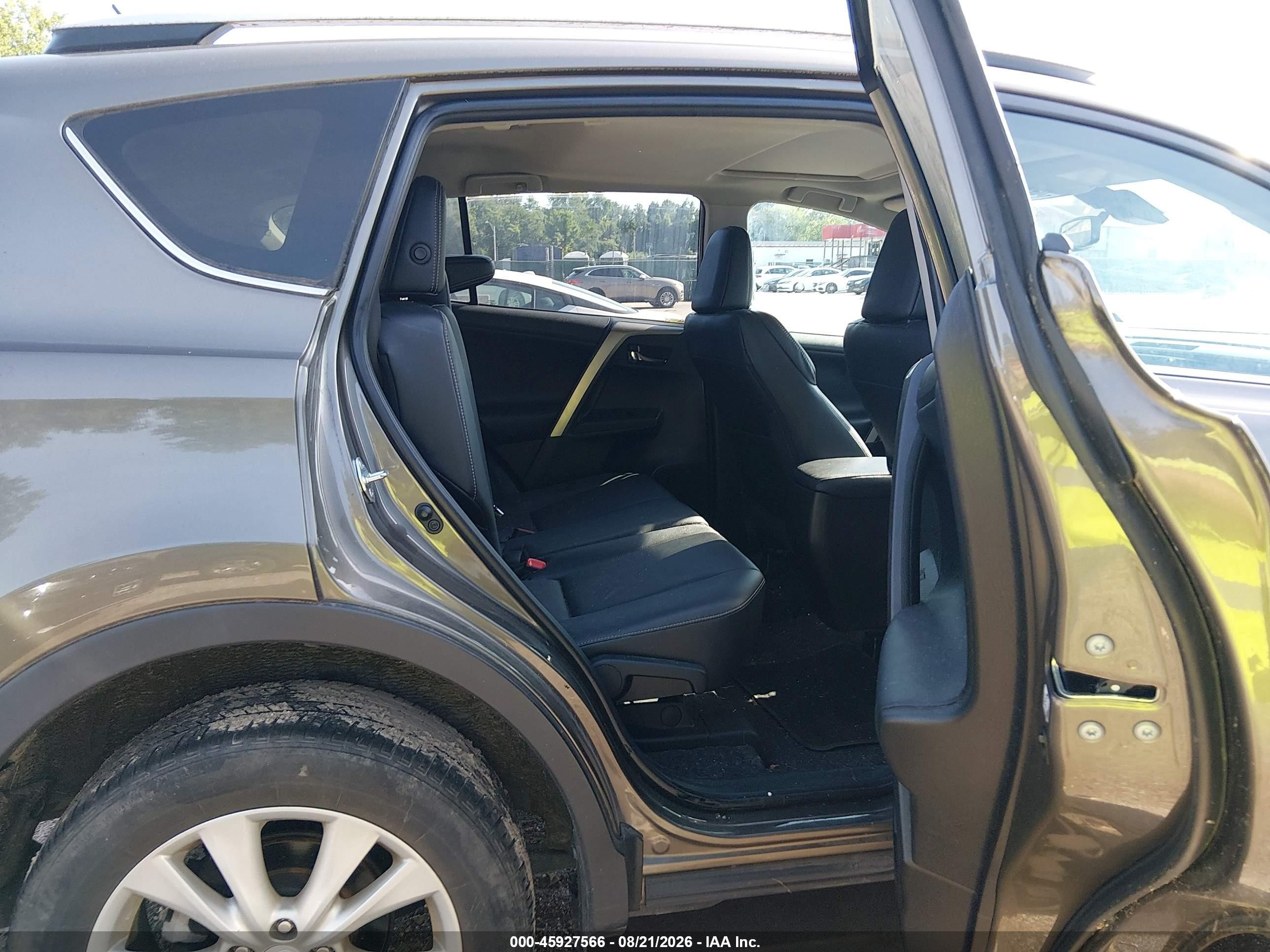 2015 Toyota Rav4 Limited Серый vin: 2T3DFREV1FW285644