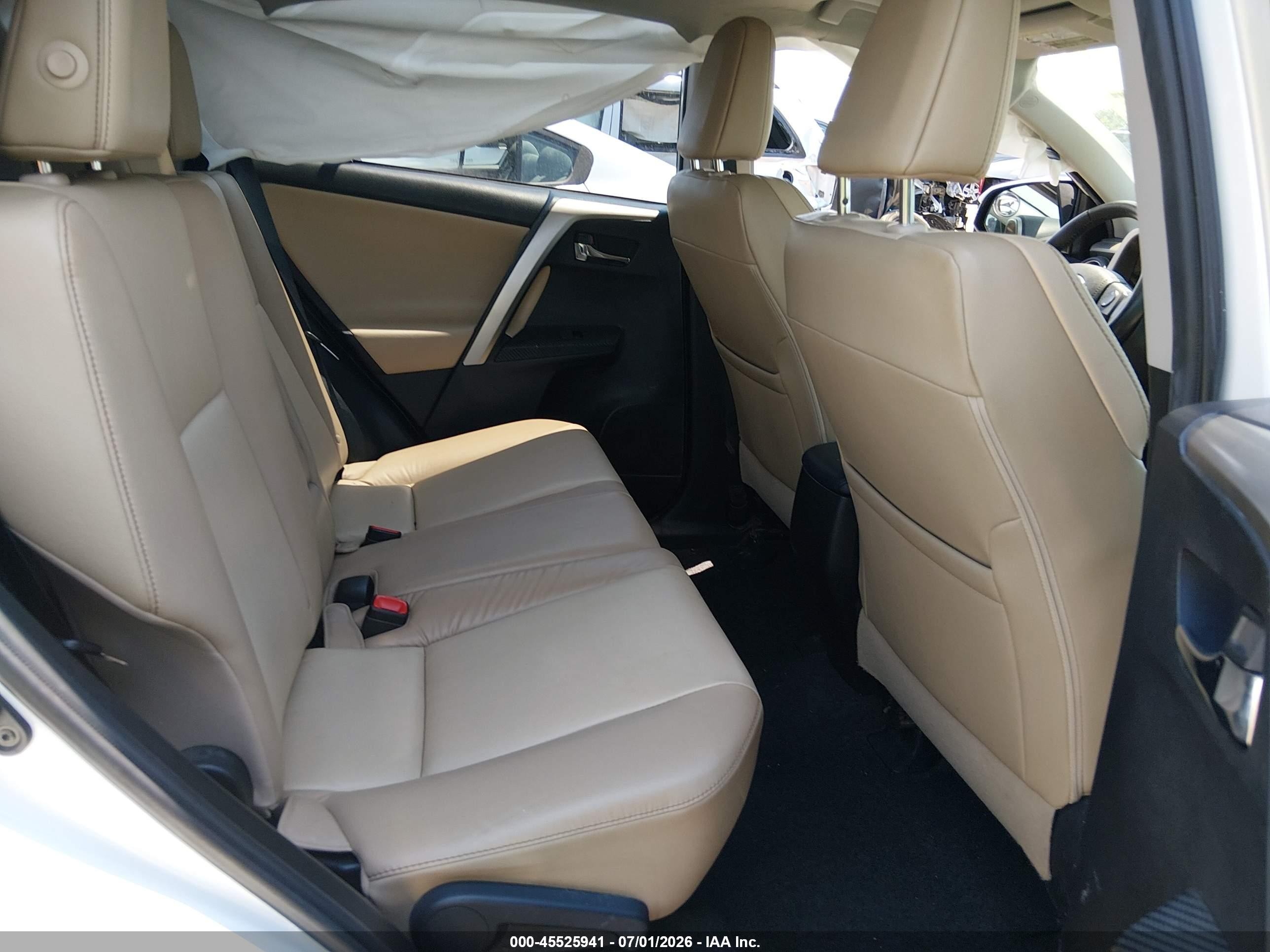 2015 Toyota Rav4 Limited Белый vin: 2T3DFREV1FW342392