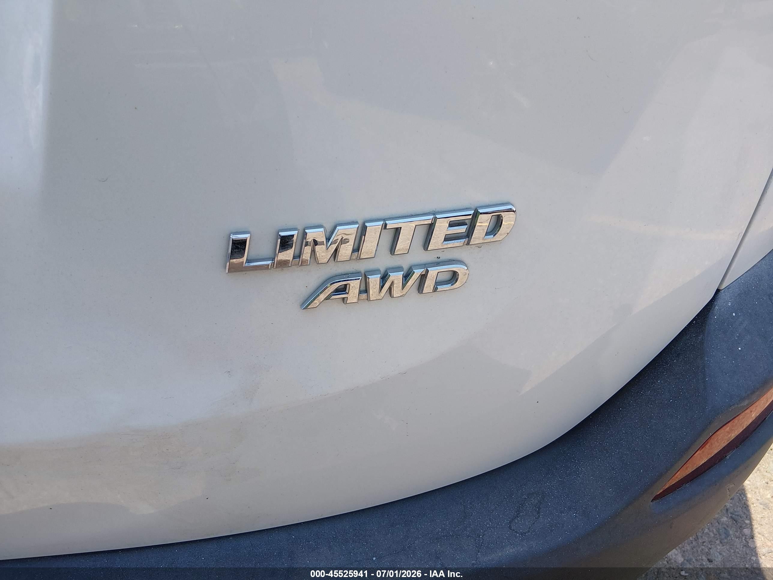 2015 Toyota Rav4 Limited Белый vin: 2T3DFREV1FW342392