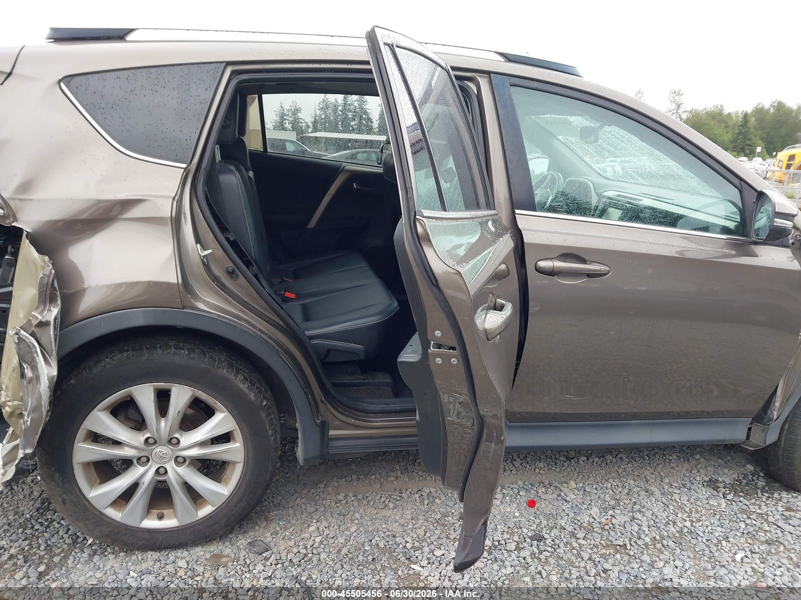 2015 Toyota Rav4 Limited Brown vin: 2T3DFREV1FW347561