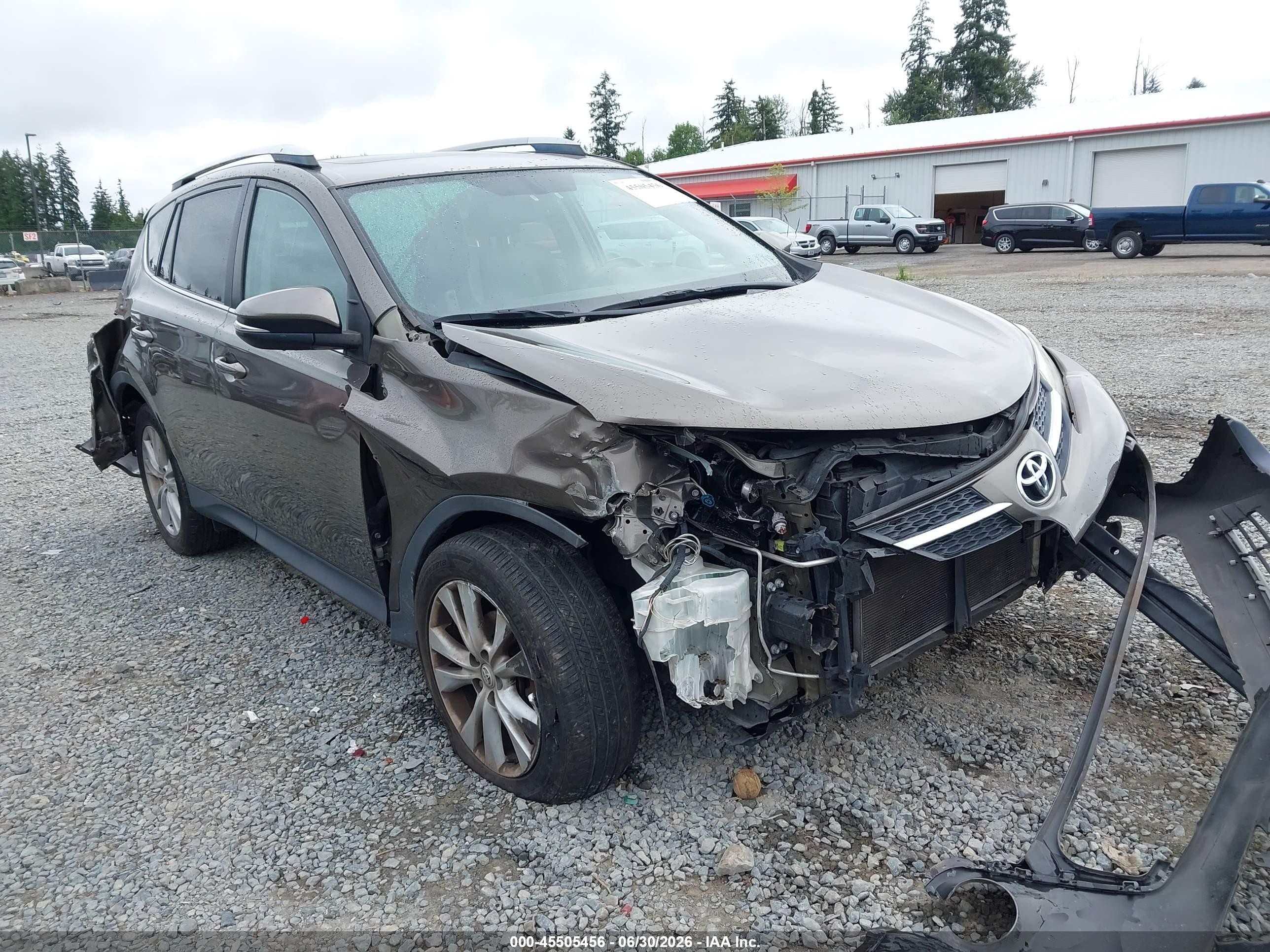 2015 Toyota Rav4 Limited Brown vin: 2T3DFREV1FW347561
