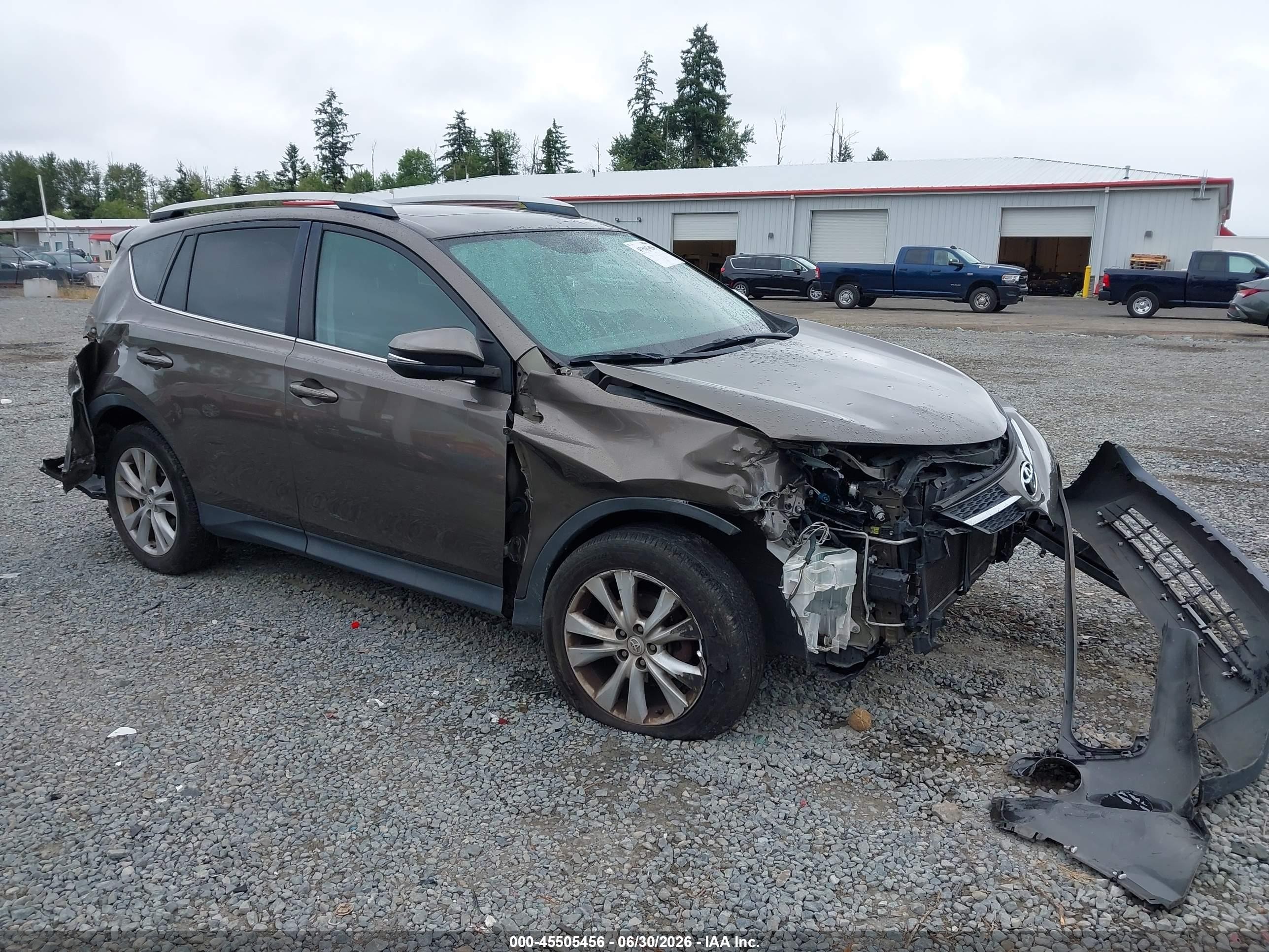 2015 Toyota Rav4 Limited Brown vin: 2T3DFREV1FW347561