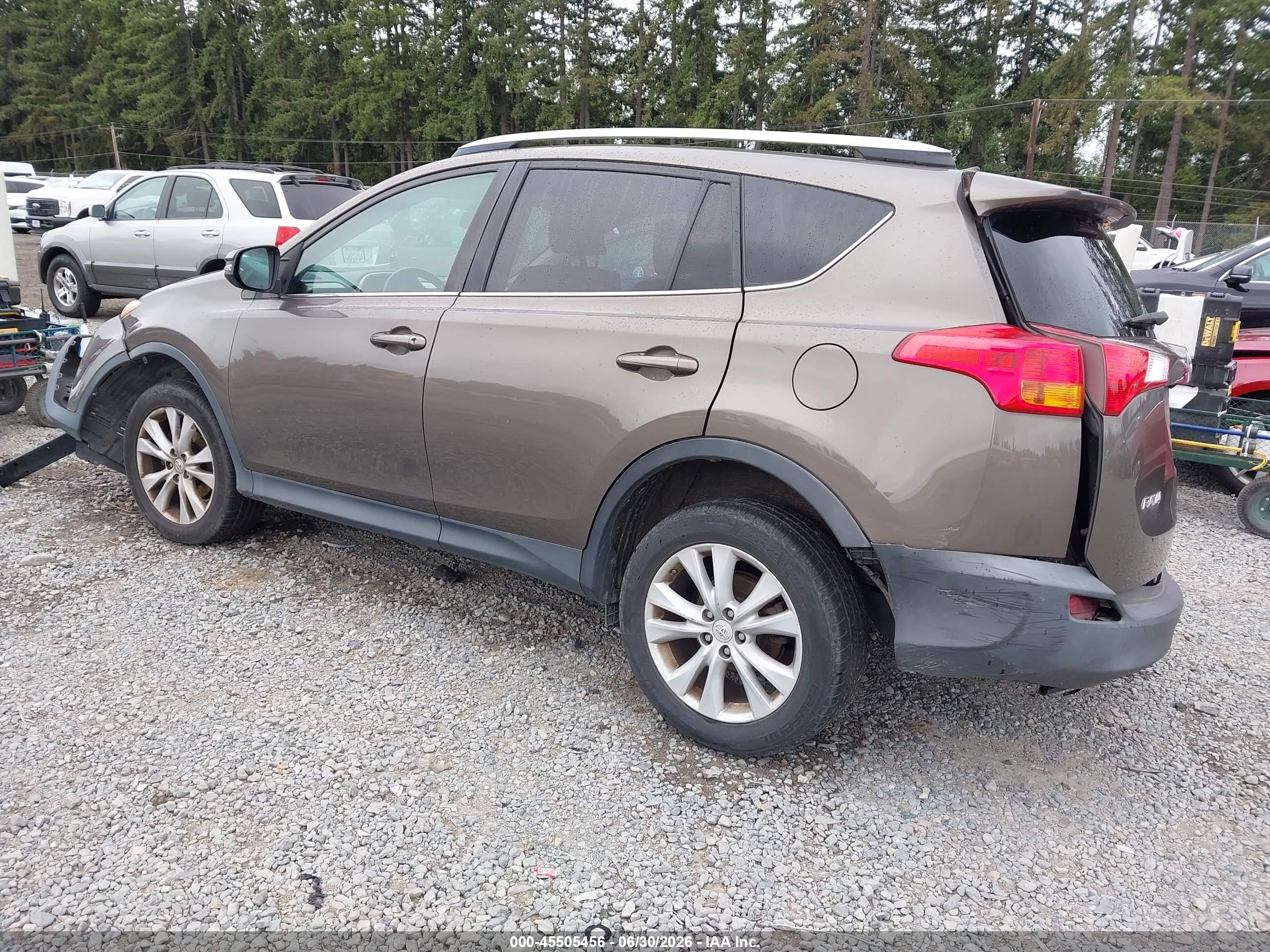 2015 Toyota Rav4 Limited Brown vin: 2T3DFREV1FW347561