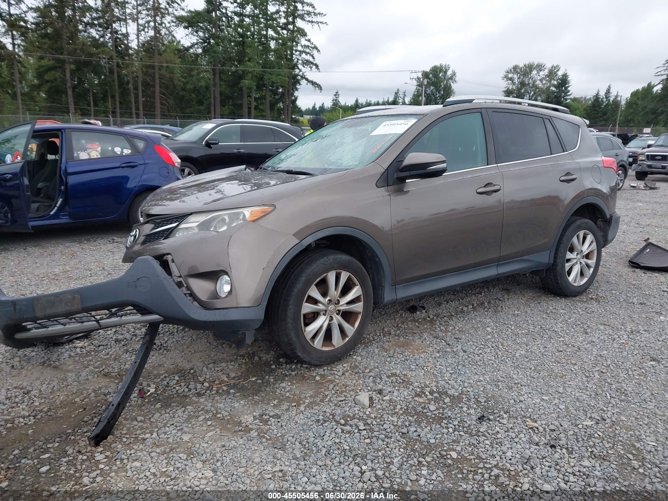 2015 Toyota Rav4 Limited Brown vin: 2T3DFREV1FW347561