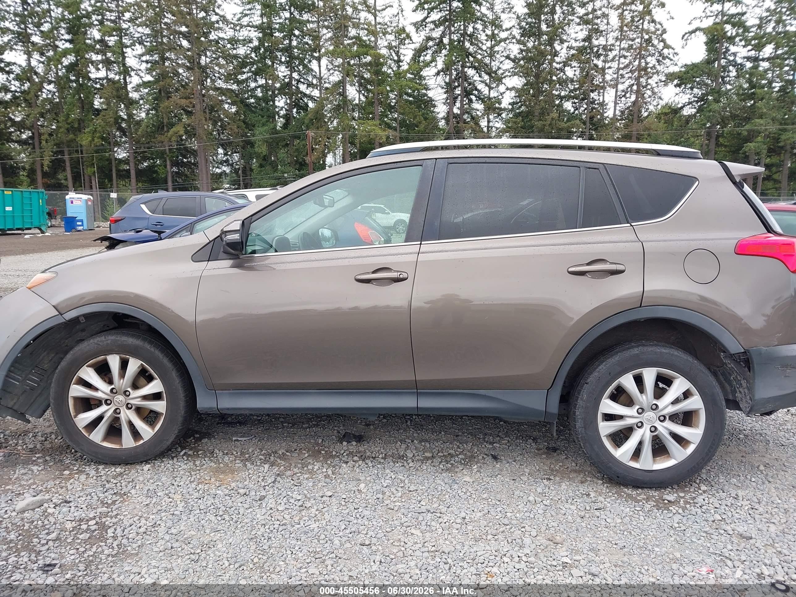 2015 Toyota Rav4 Limited Brown vin: 2T3DFREV1FW347561