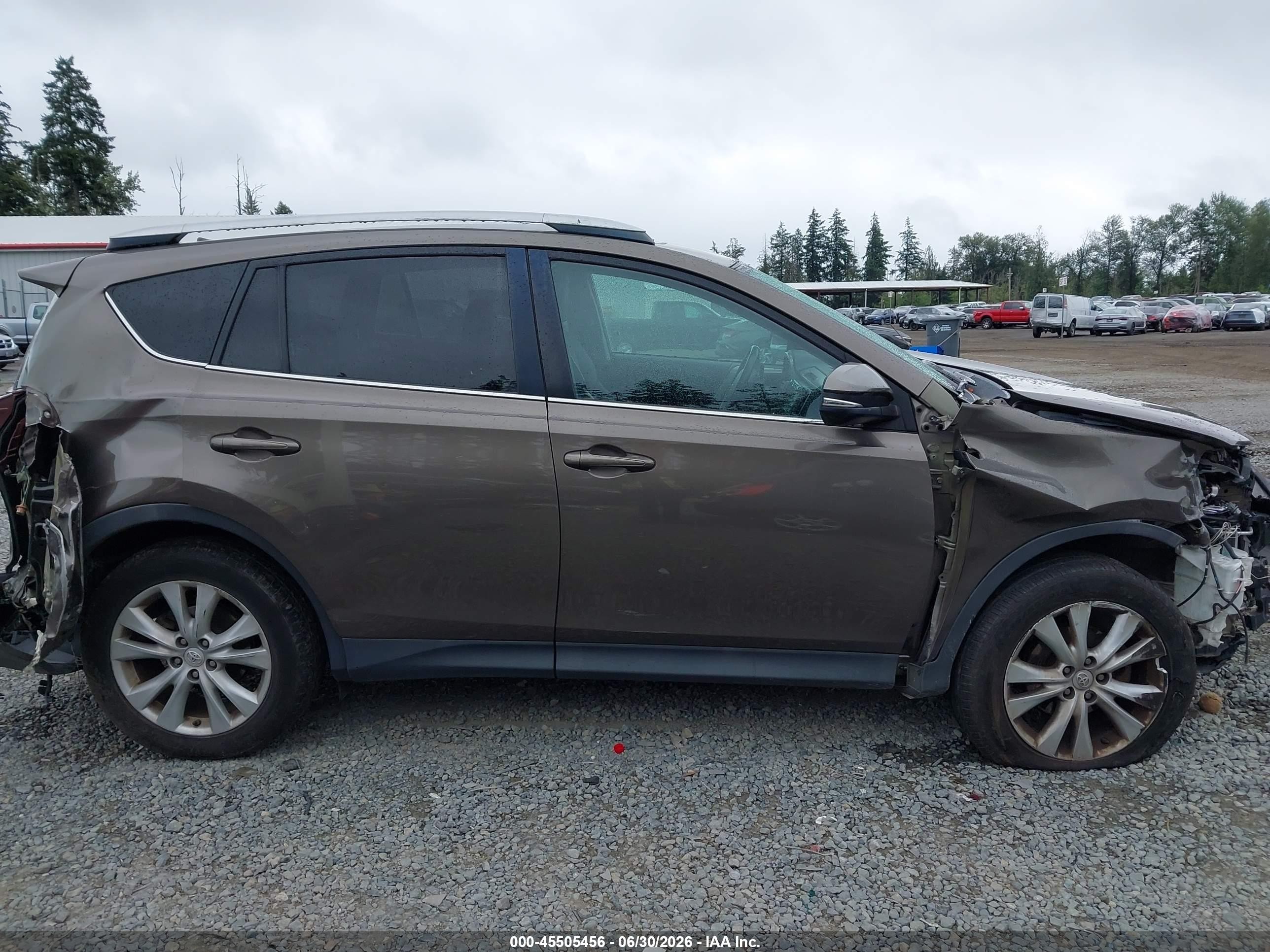 2015 Toyota Rav4 Limited Brown vin: 2T3DFREV1FW347561