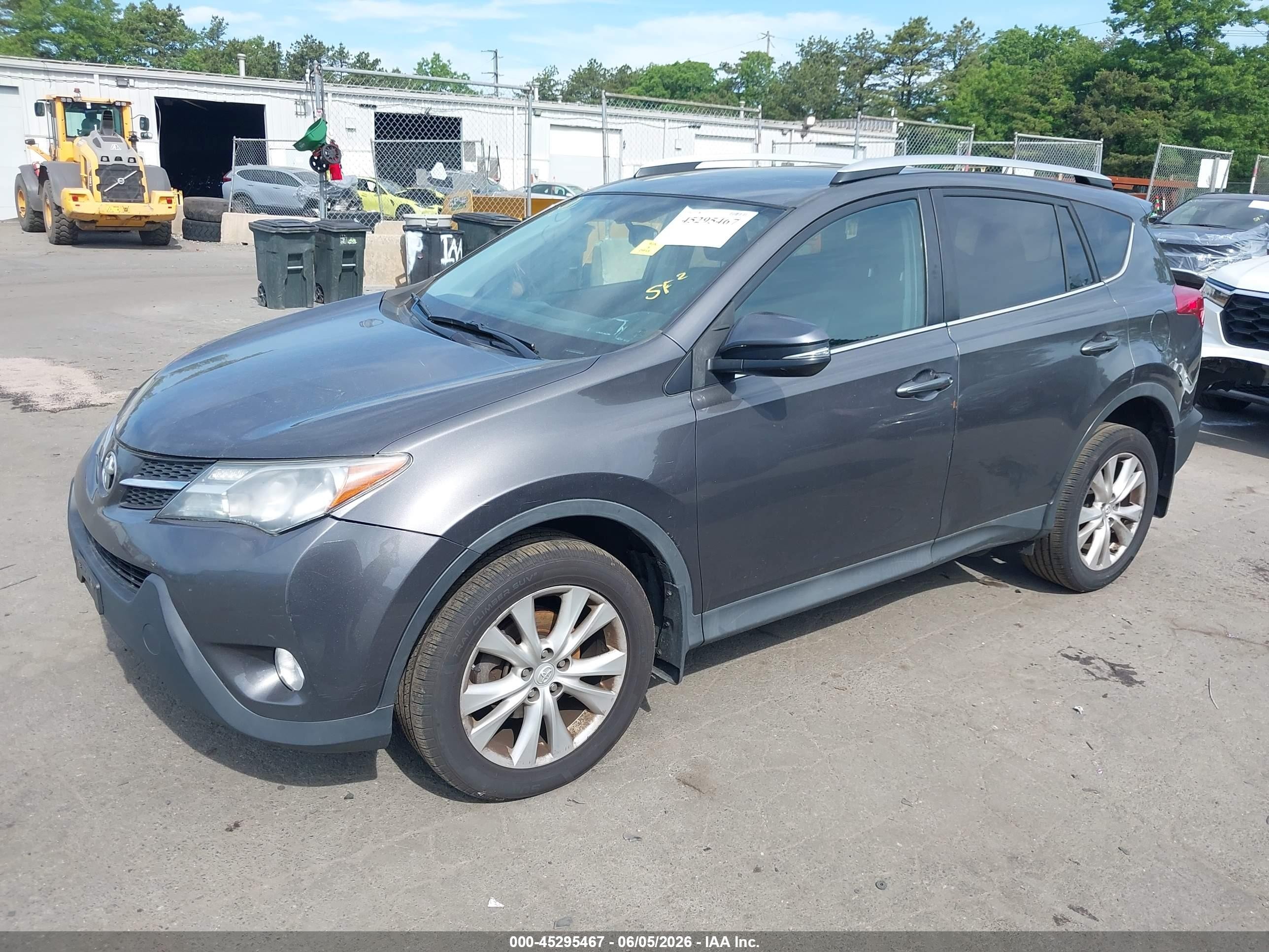 2015 Toyota Rav4 Limited Gray vin: 2T3DFREV1FW349794