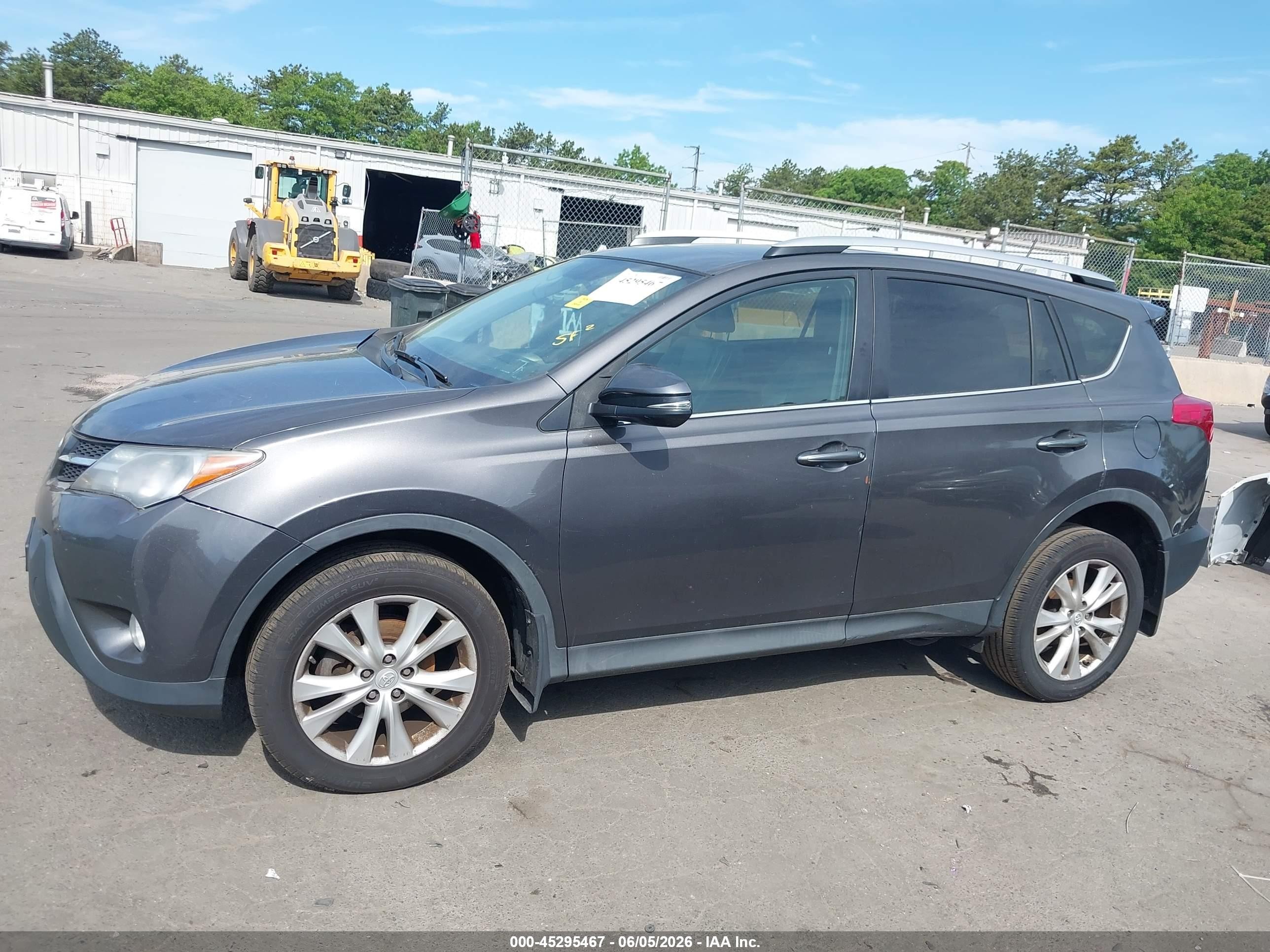 2015 Toyota Rav4 Limited Gray vin: 2T3DFREV1FW349794