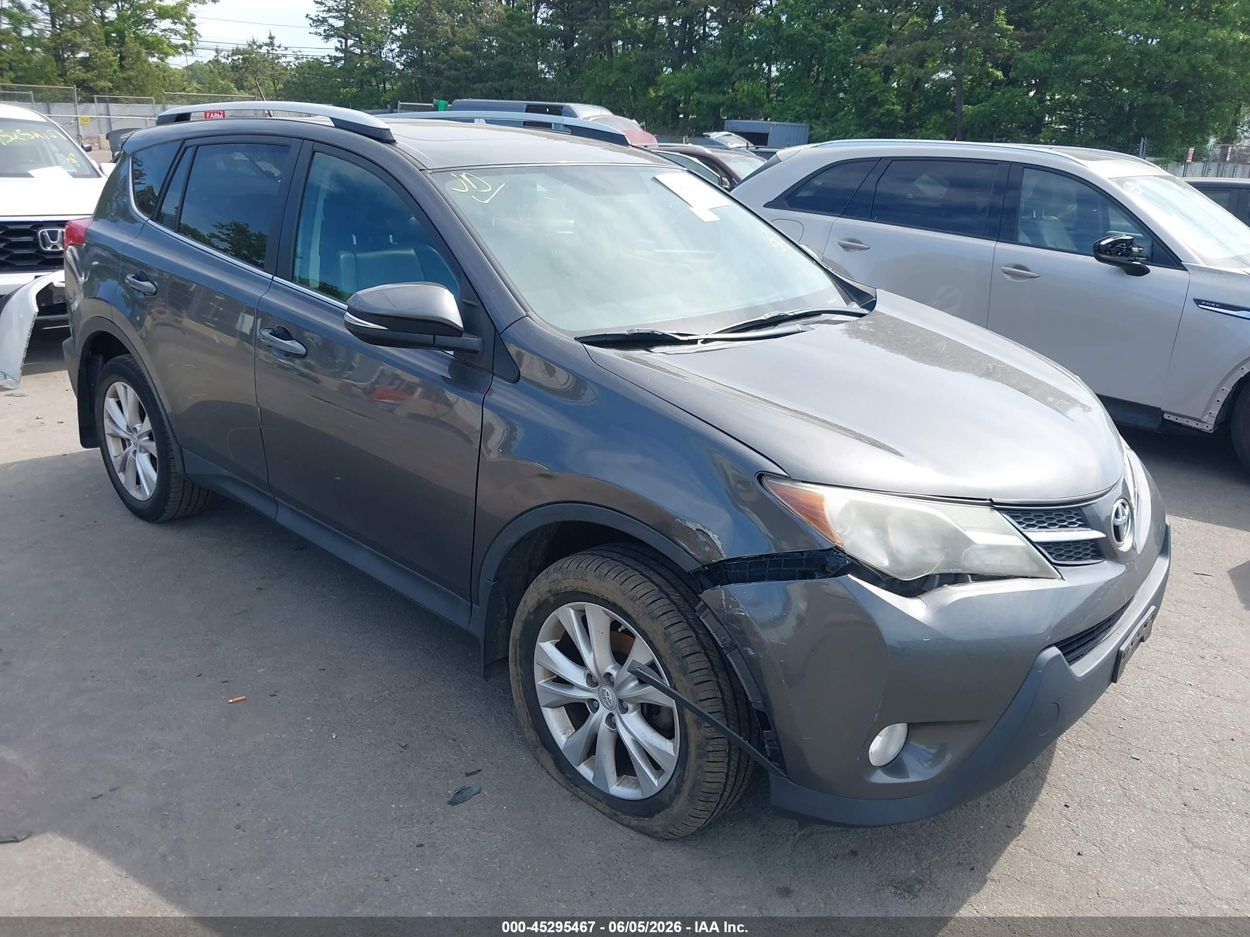 2015 Toyota Rav4 Limited Gray vin: 2T3DFREV1FW349794
